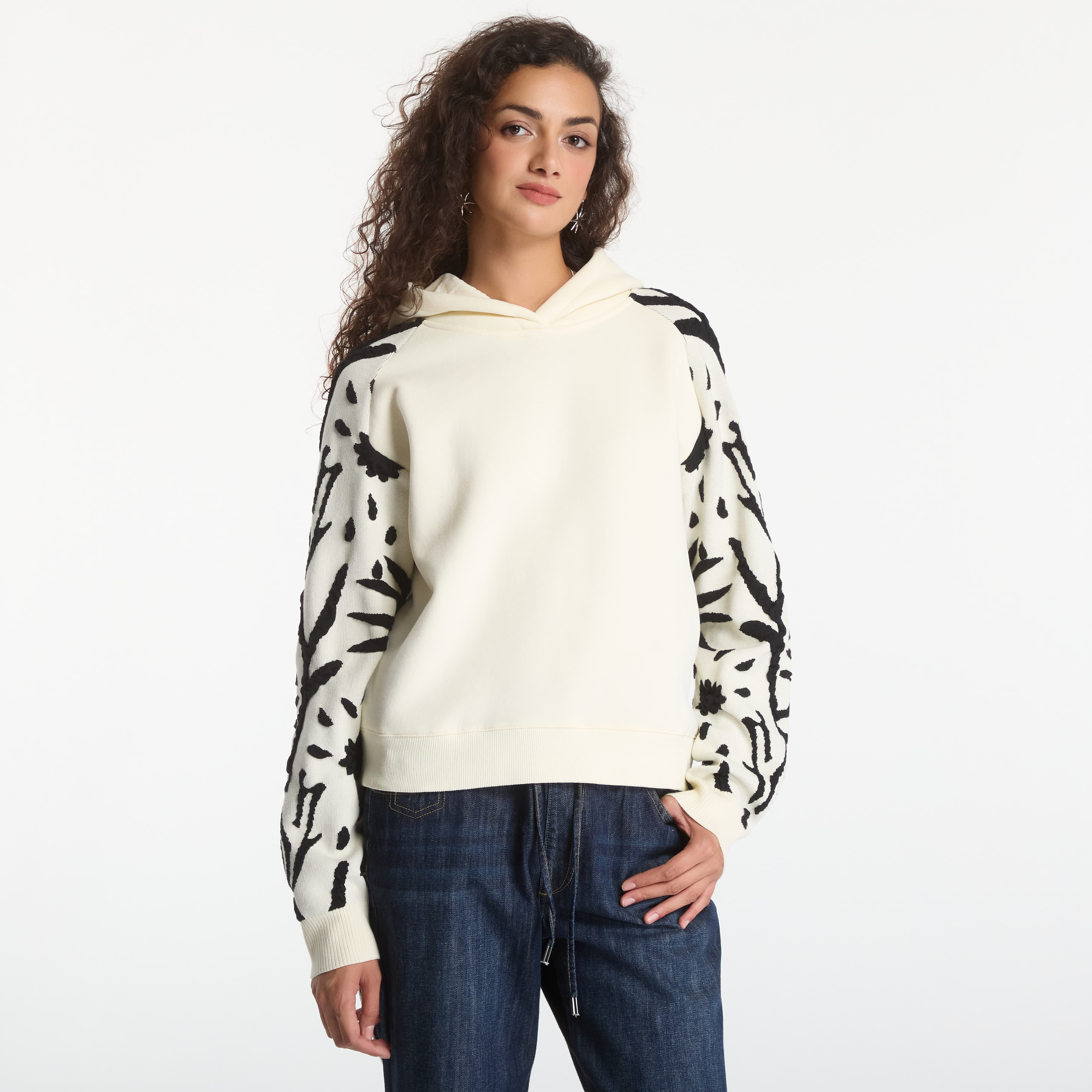 Суитшърт Desigual La Vida Es Chula Sweat White M