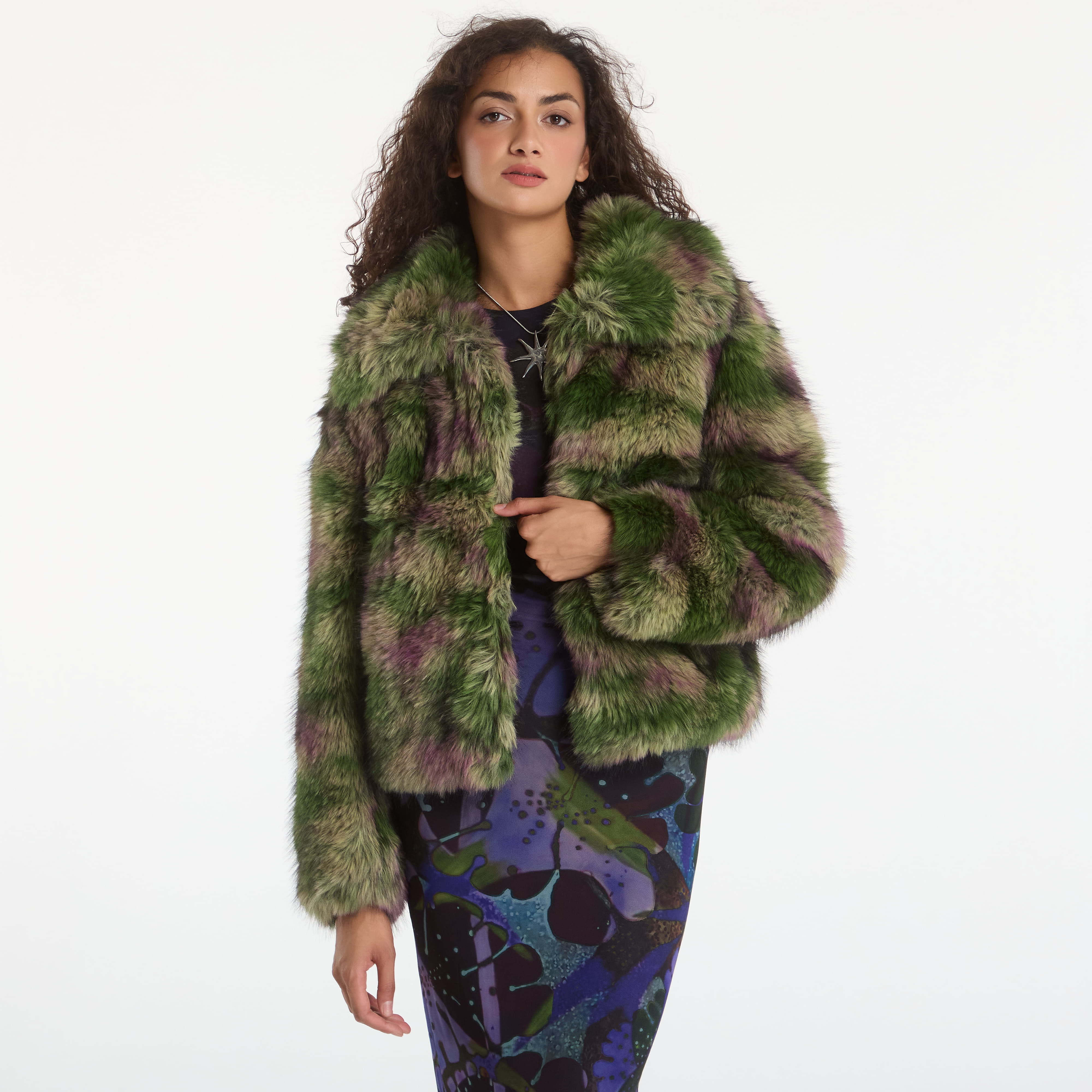 Палто Desigual Camomille Lacroix Coat Green S
