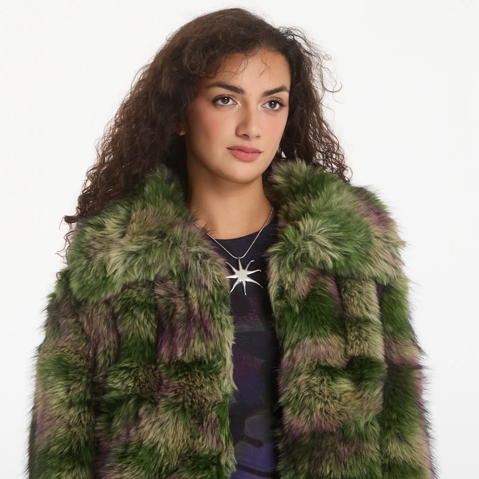 Plašči  Desigual Camomille Lacroix Coat Green