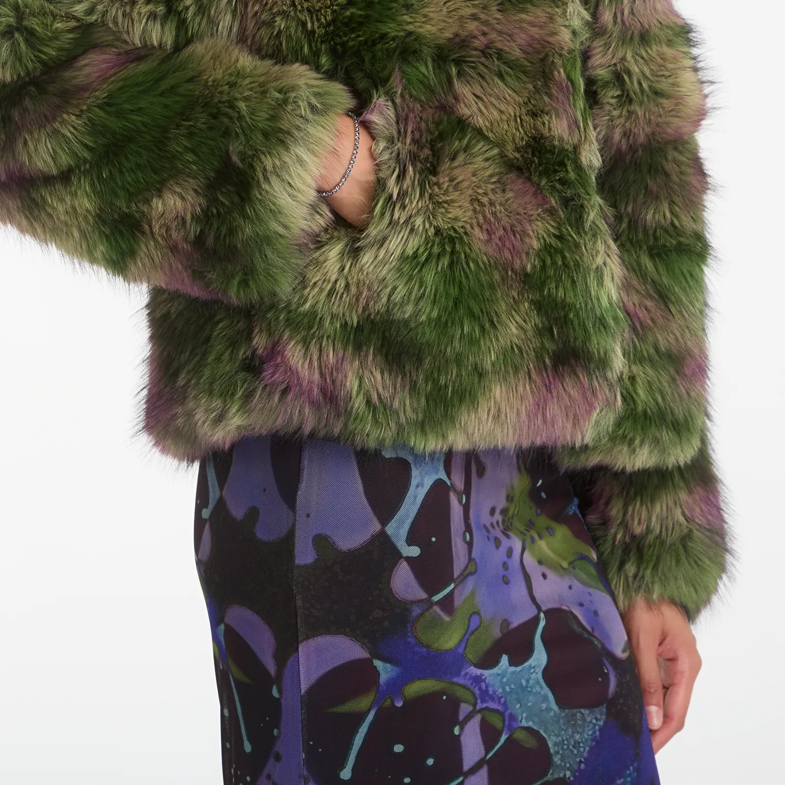 Plašči  Desigual Camomille Lacroix Coat Green