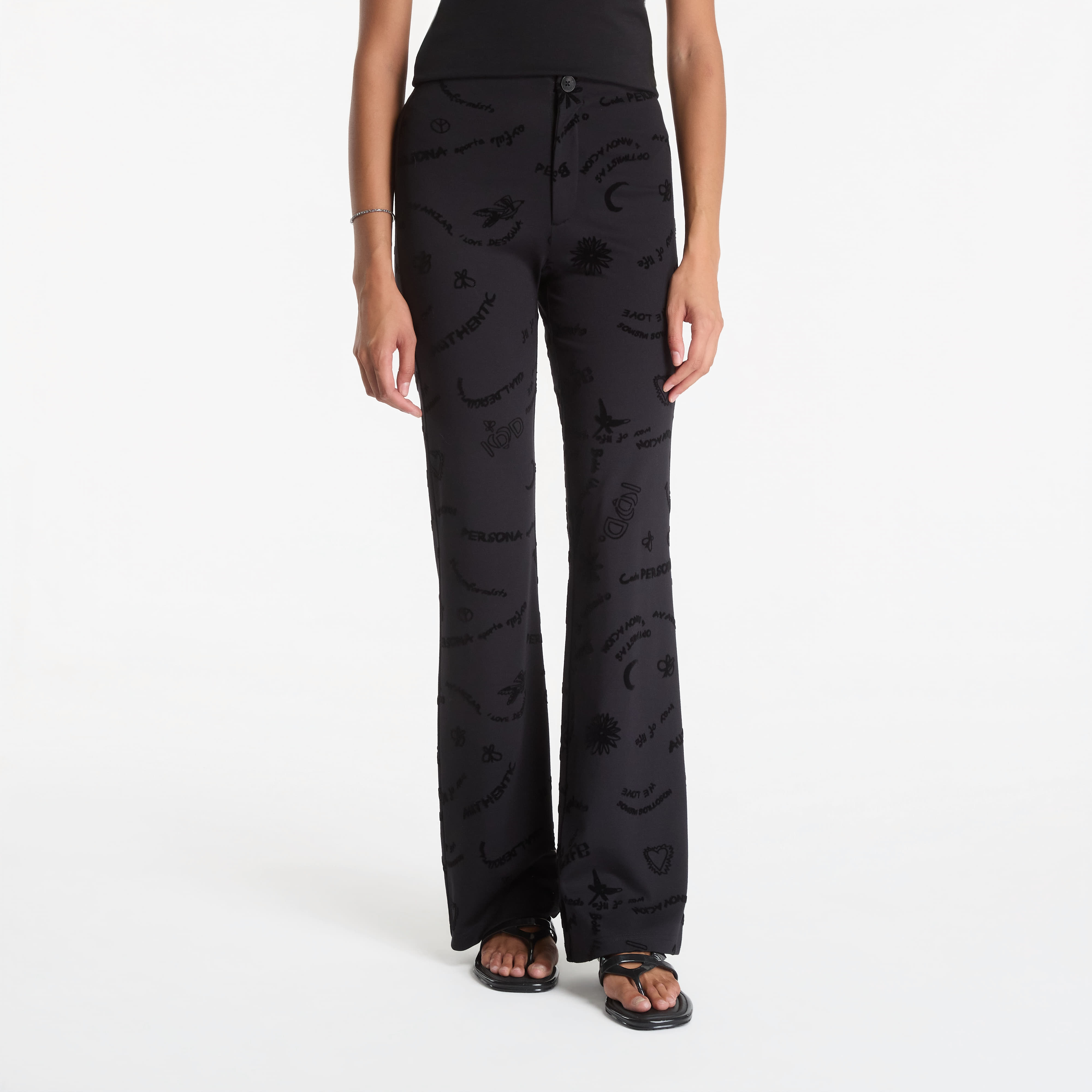 Панталони Desigual Michelle Trousers Black S