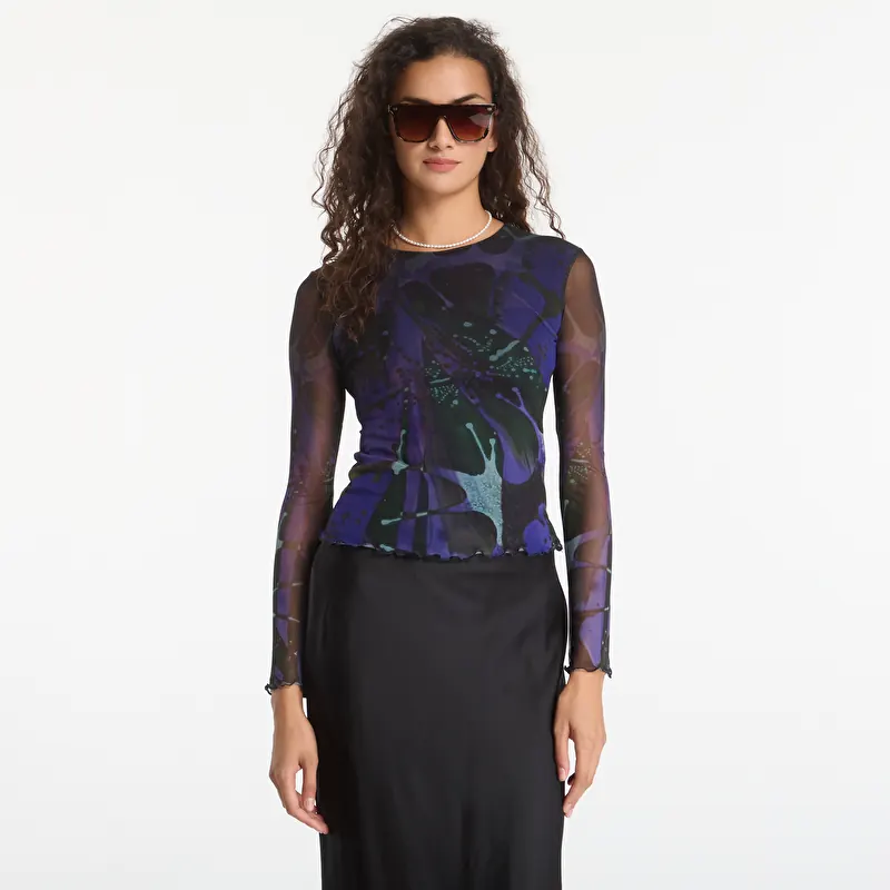 Tričko Desigual Dots Leaf Lacroix T-Shirt Blue
