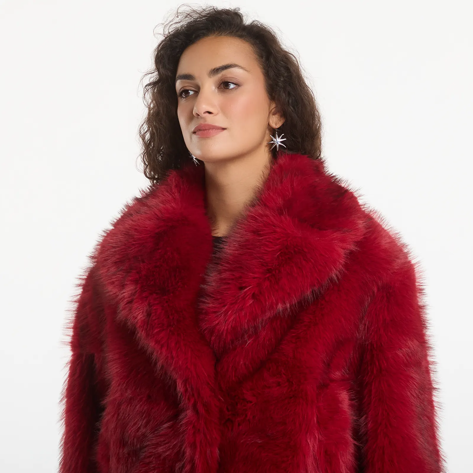 Plašči  Desigual Crudelia Coat Red