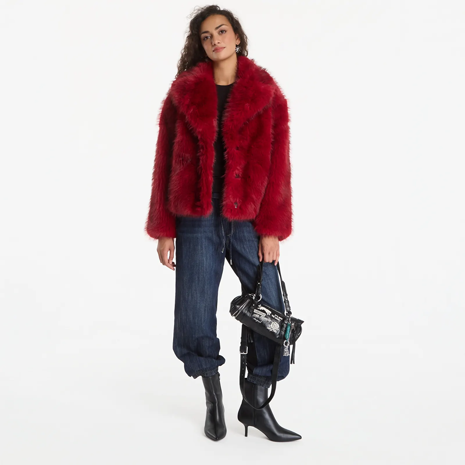 Plašči  Desigual Crudelia Coat Red