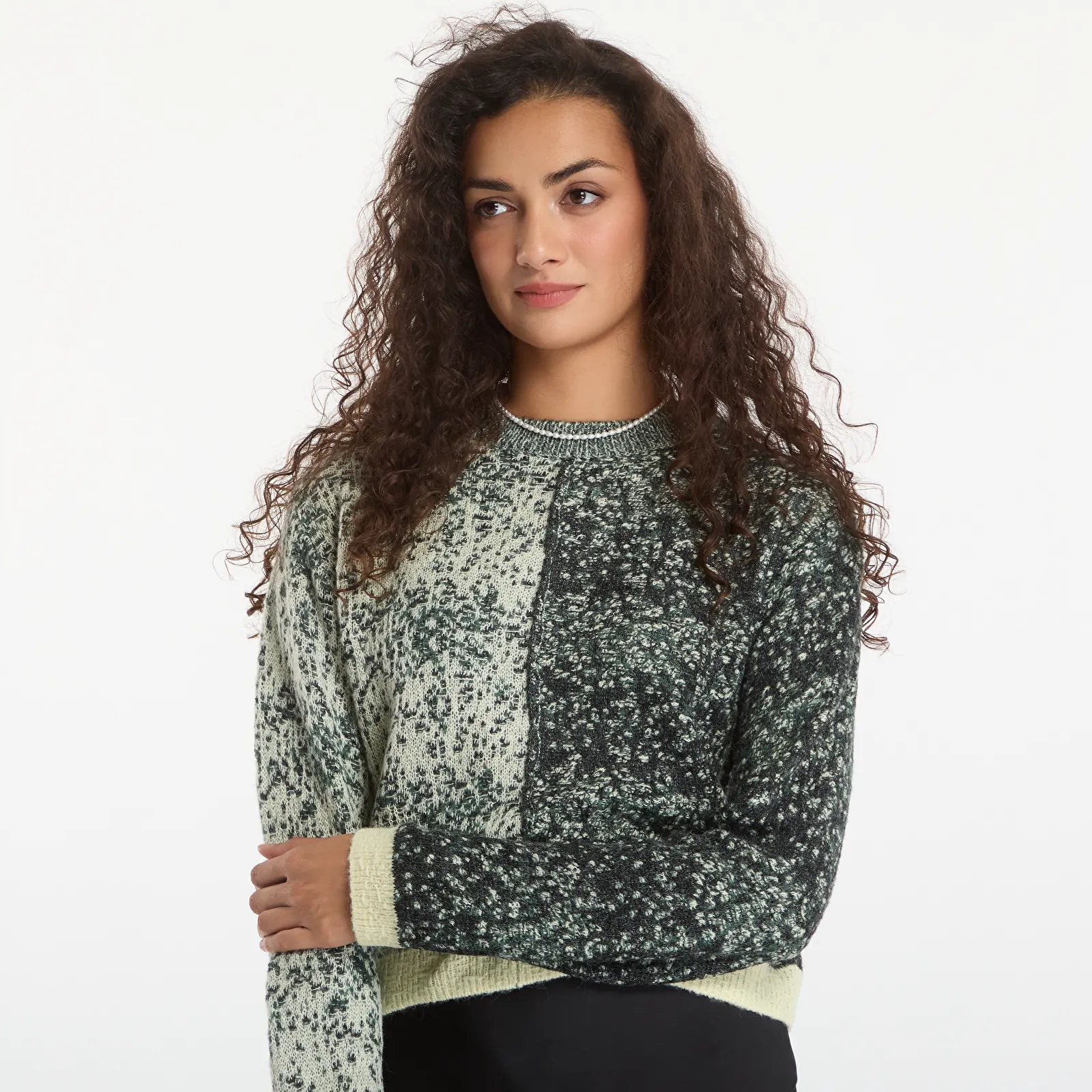 Πουλόβερ Desigual Earth Pullover Green