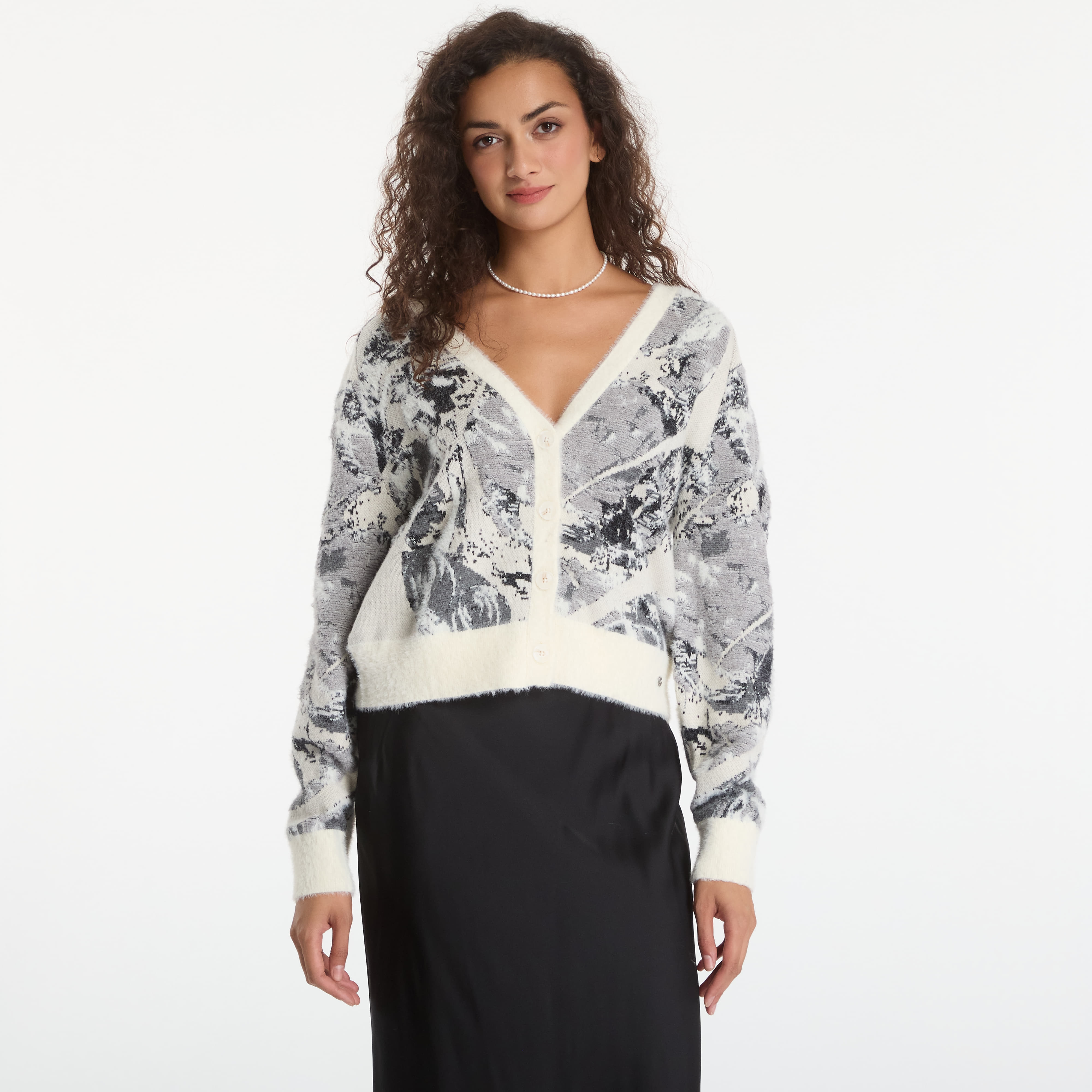 Пуловер Desigual Bouquet Lacroix Pullover White M