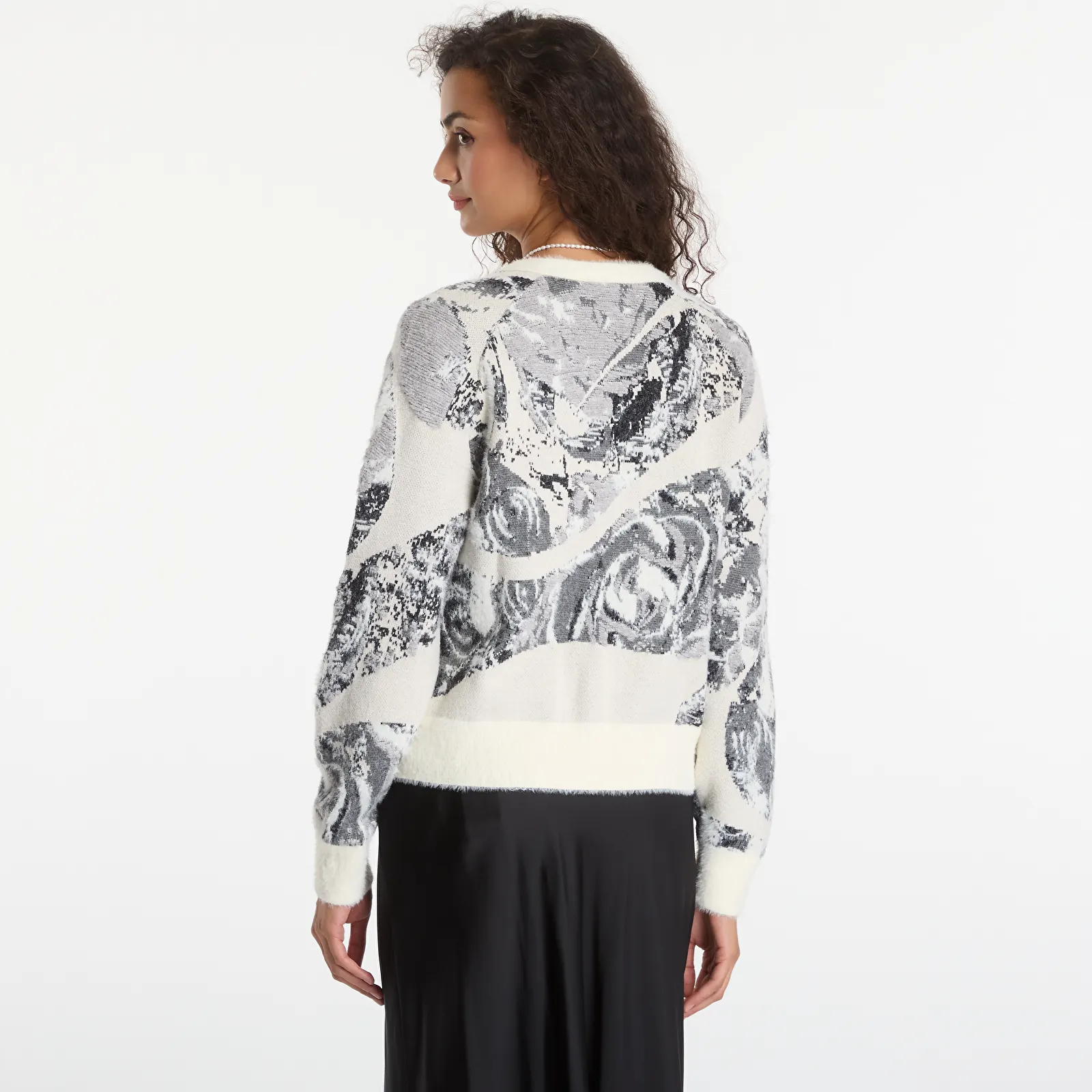 Kardigāni Desigual Bouquet Lacroix Pullover White