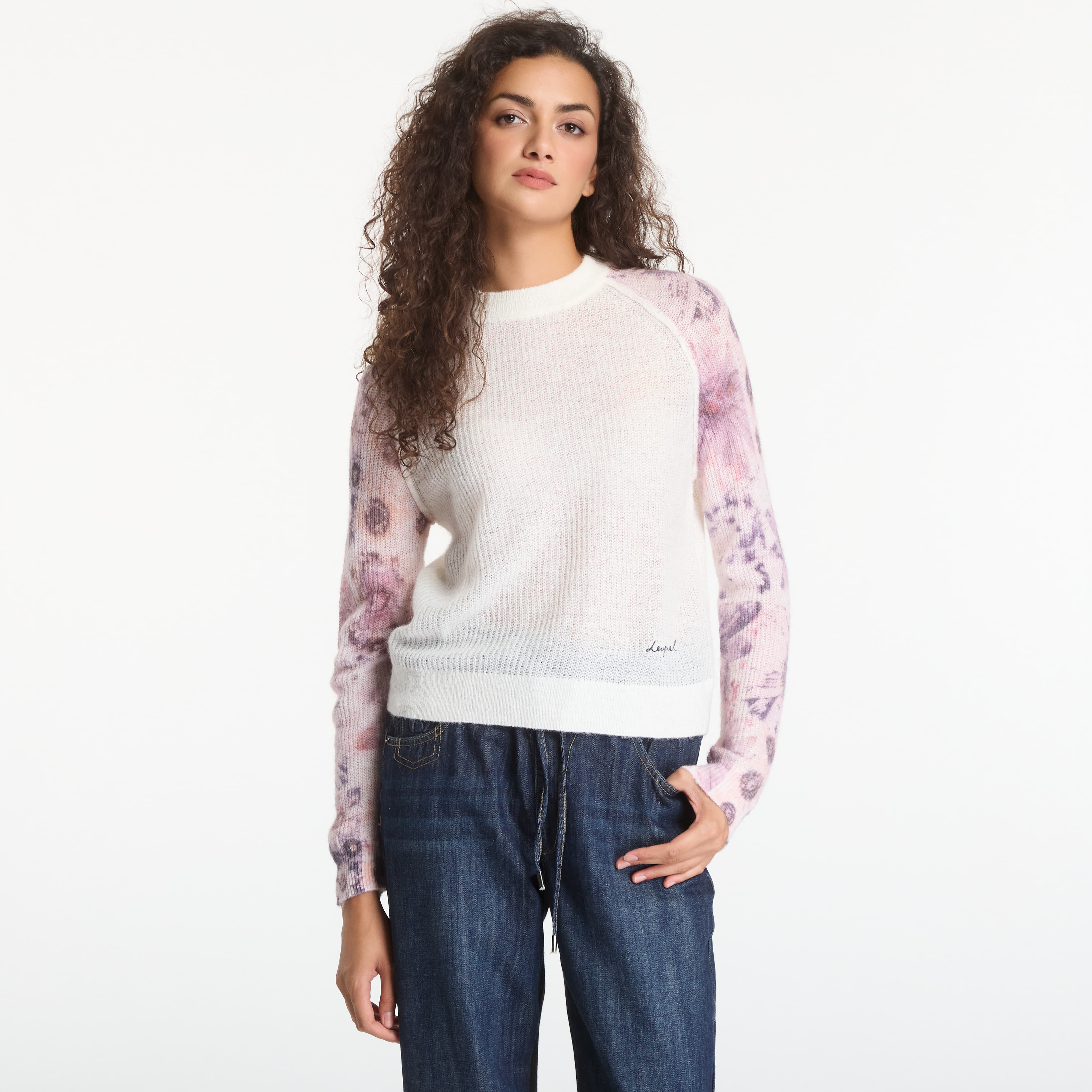 Пуловер Desigual Fancybotanic Pullover White M
