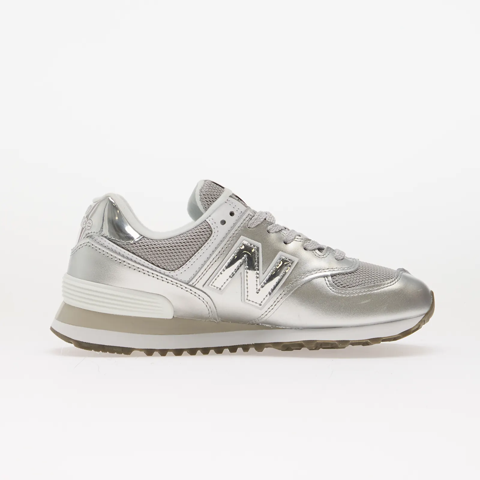 Zapatillas mujer New Balance W574 Silver Metallic/ White
