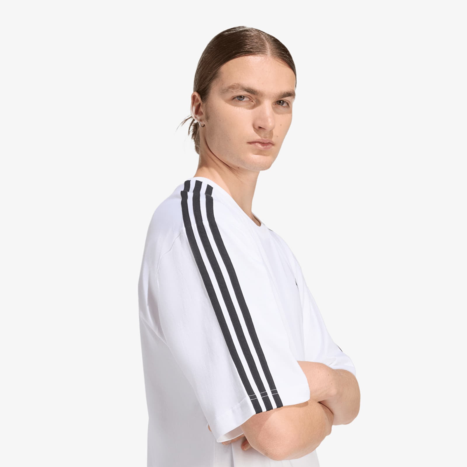 T-Shirts Männer adidas Adicolor 3-STRIPES Oversized T-Shirt White
