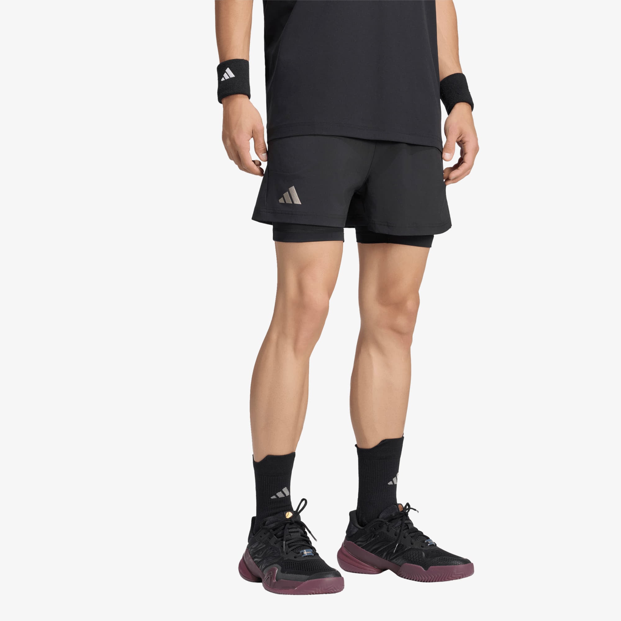 Къси панталони adidas Tennis Climacool Shorts & Tight Set Black L