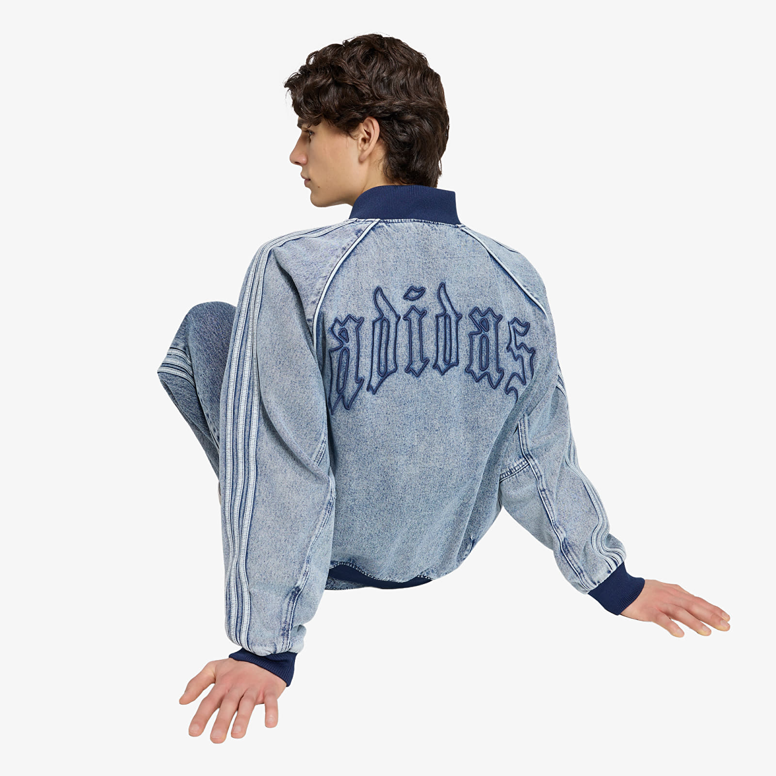 Jachete pentru bărbați adidas SST Track Top Light Denim