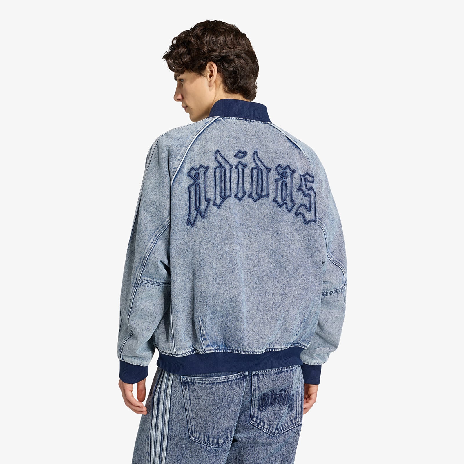 Jachete pentru bărbați adidas SST Track Top Light Denim