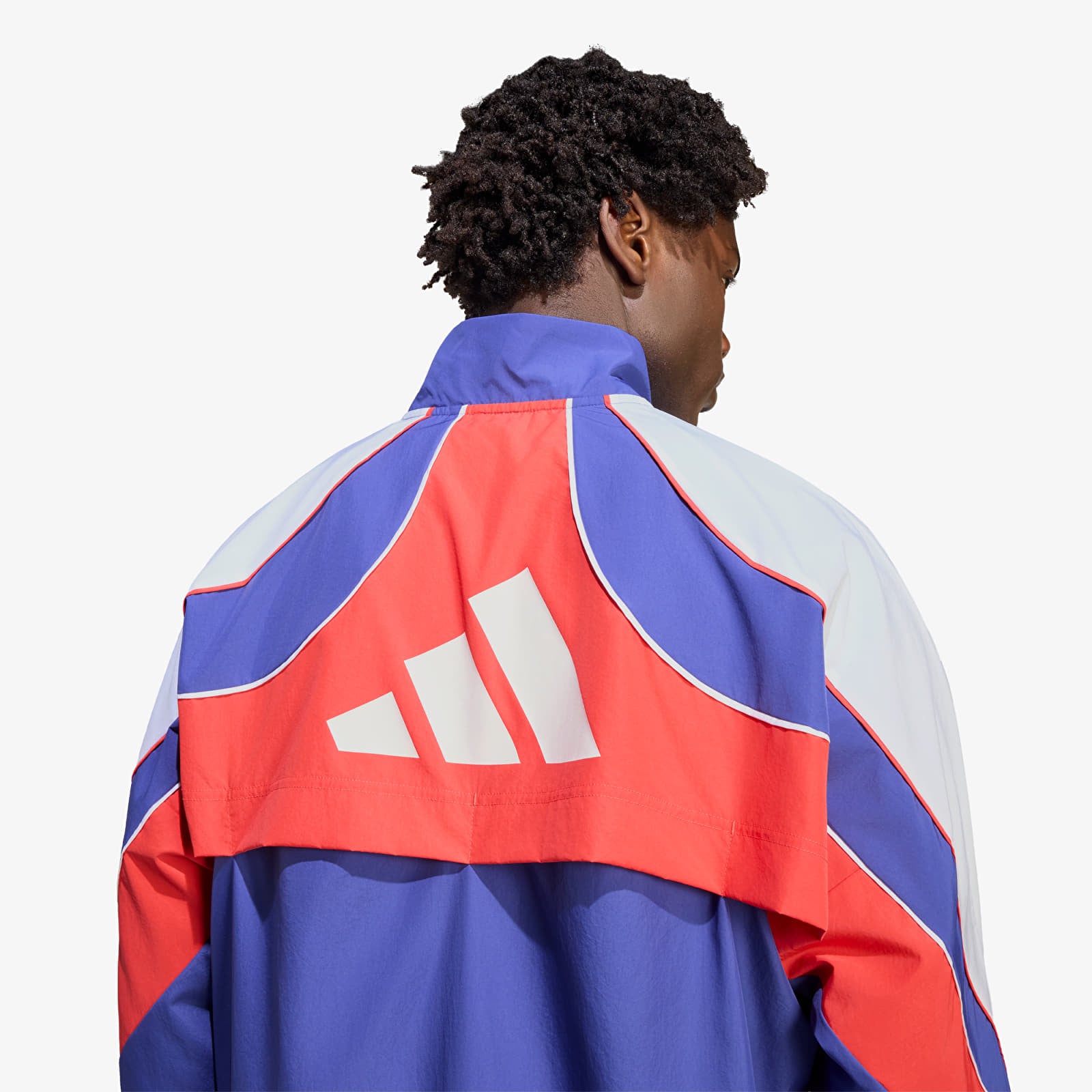 Kavajer för män adidas Adizero Archive Running Jacket Dual Indigo/ Semi Lucid Red/ White