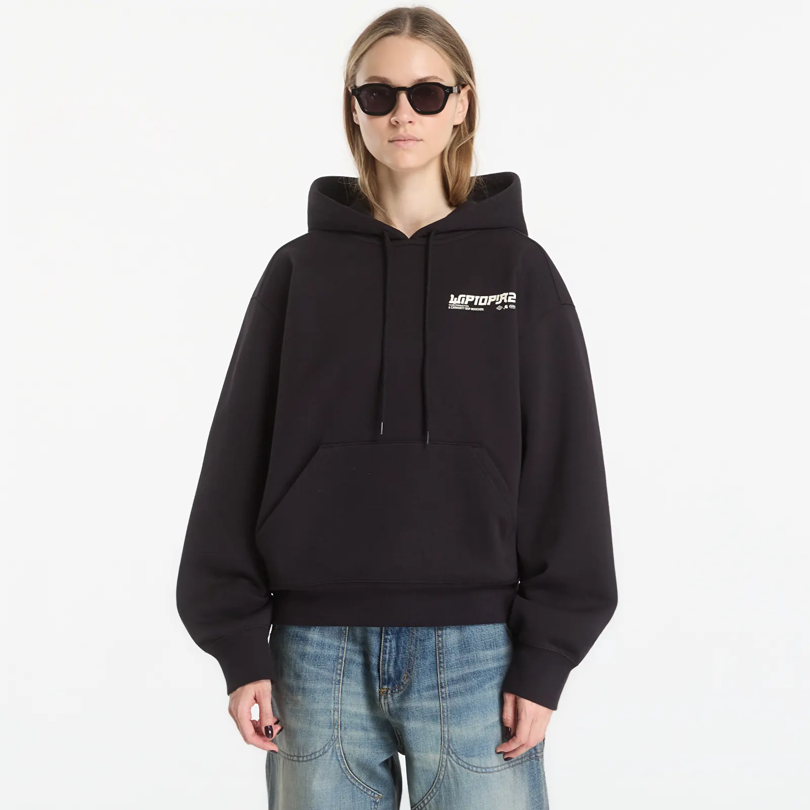 Ανδρικά φούτερ  Carhartt WIP Hooded Wiptopia II Sweat Black