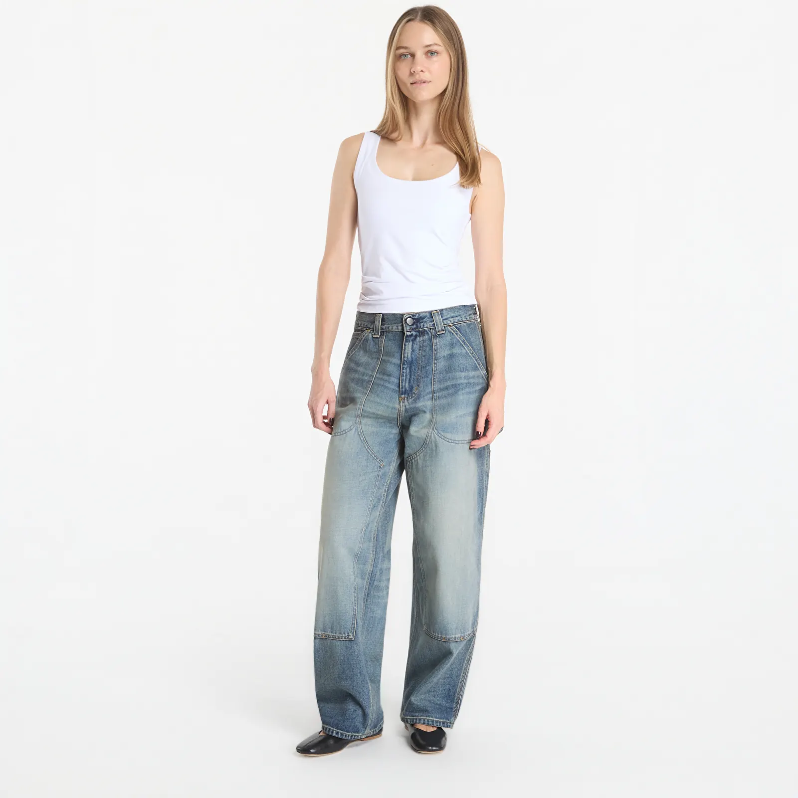 Men's jeans Carhartt WIP Oakland Pant Blue Worn Used Wash