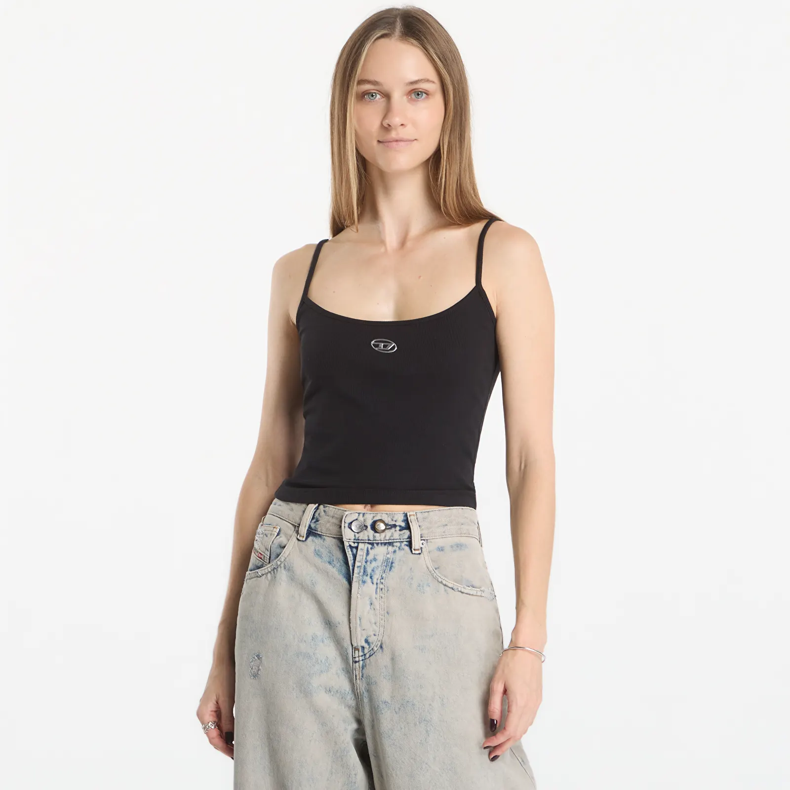 Dámske tielka Diesel T-Hupy-Od Tank Top Black