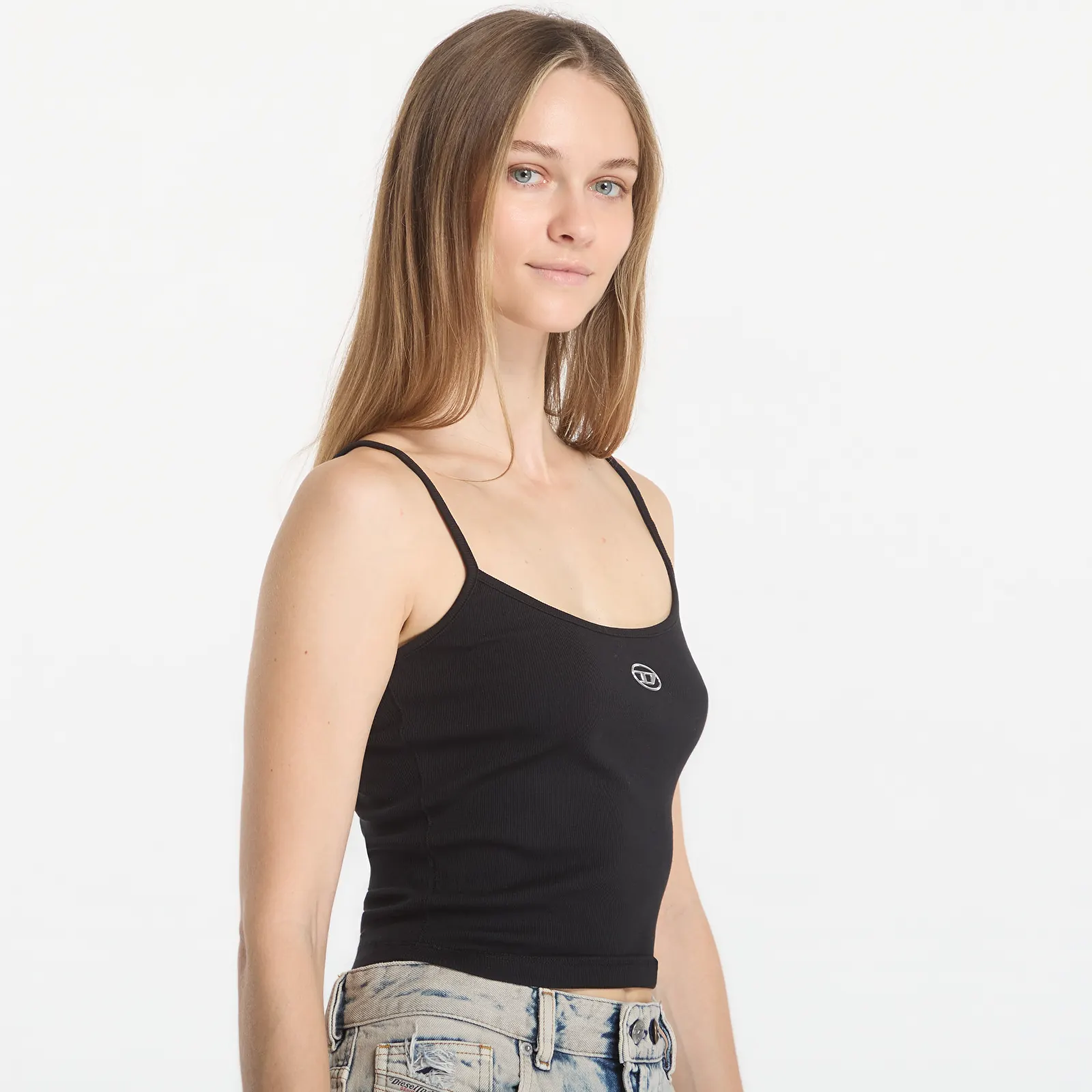 Dámske tielka Diesel T-Hupy-Od Tank Top Black