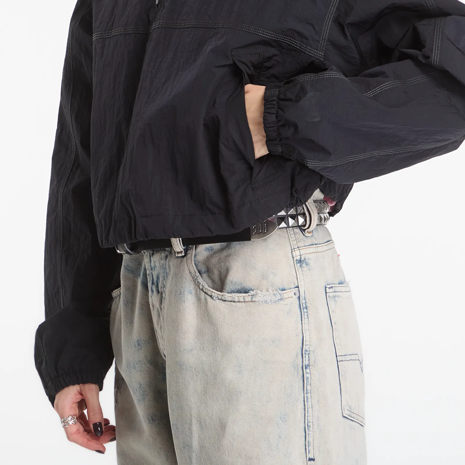 Dámské bundy Diesel G-Anock Jacket Black