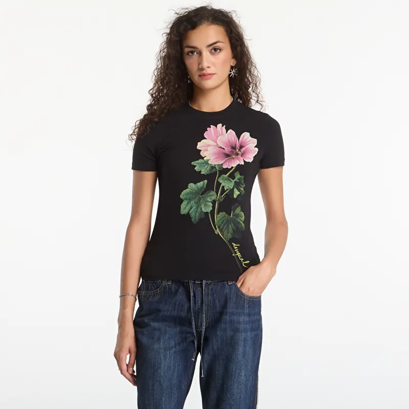 Tričko Desigual Sapporo T-Shirt Black