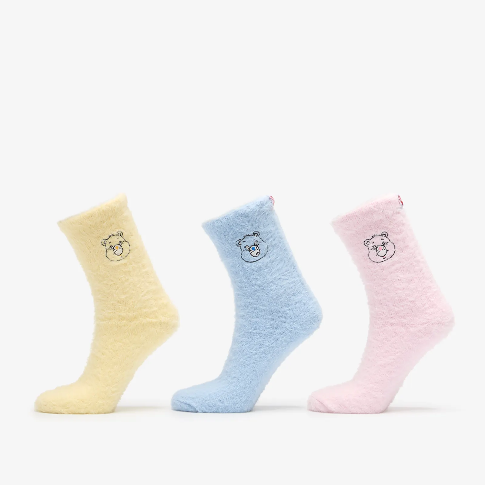 Calze uomo adidas Care Bear Crew Sock 3 Pairs Clear Pink/ Clear Sky/ Almost Yellow