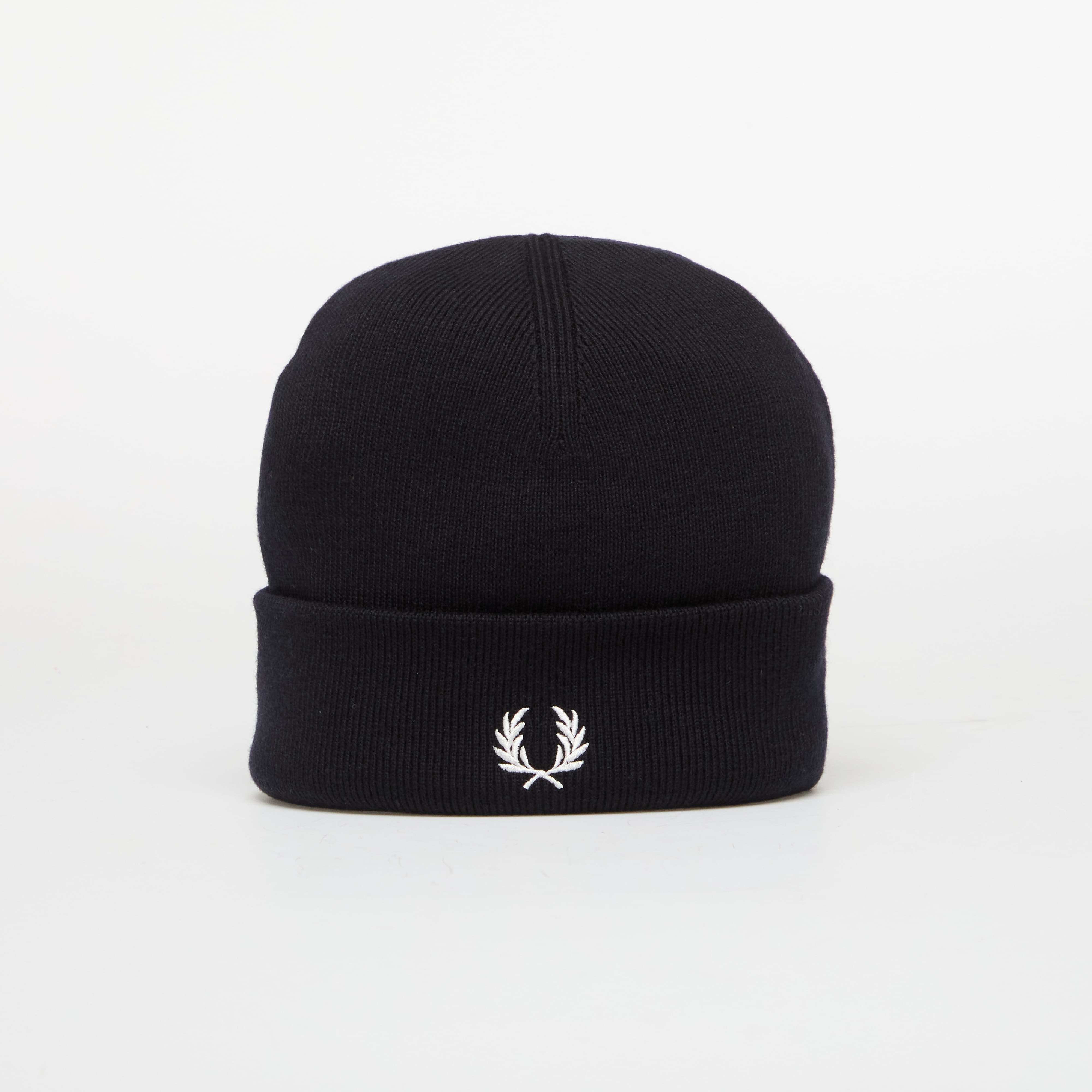 Шапка FRED PERRY Classic Merino Wool Beanie Navy/ Snow White Universal