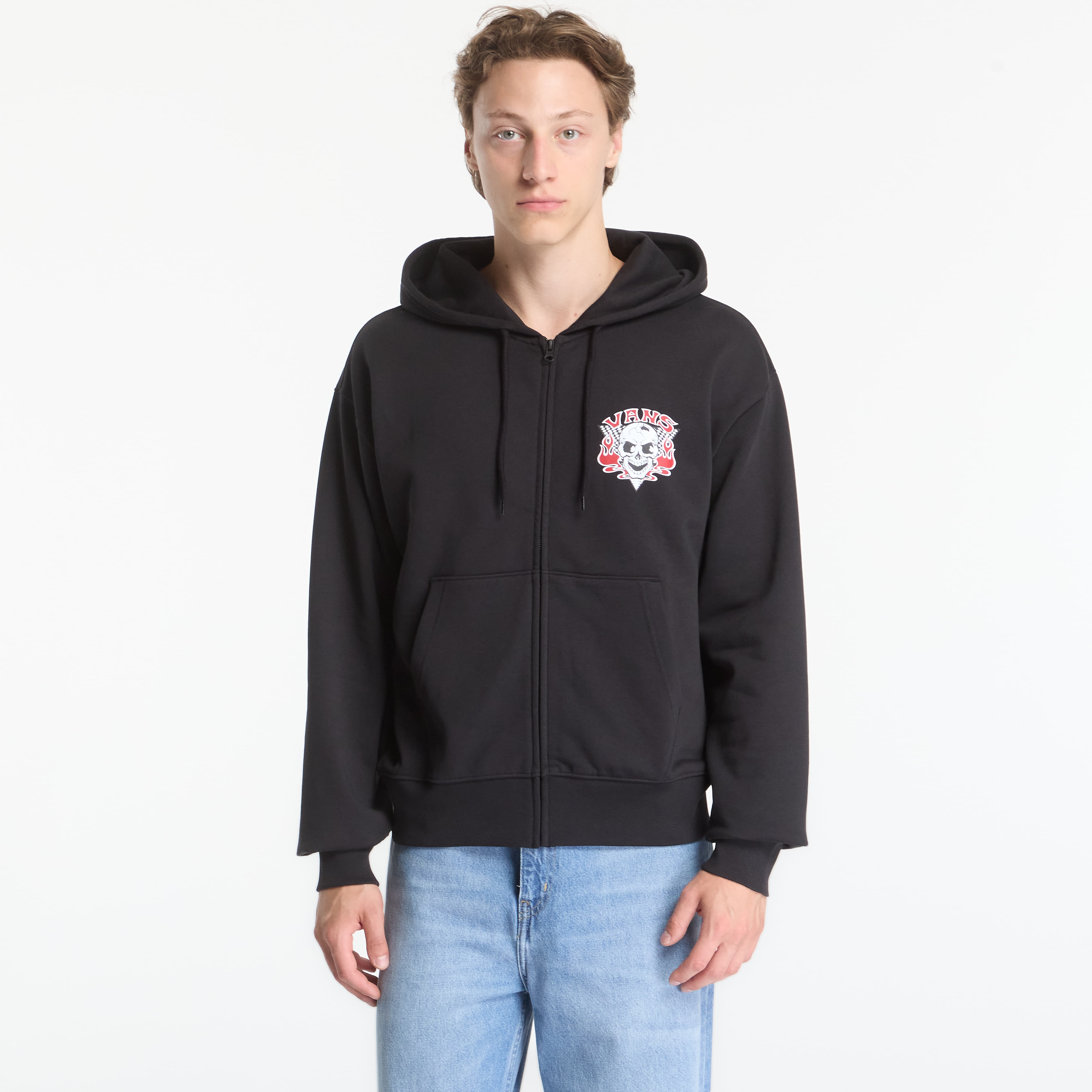 Суитшърт Vans Blaze Head Full Zip Black L