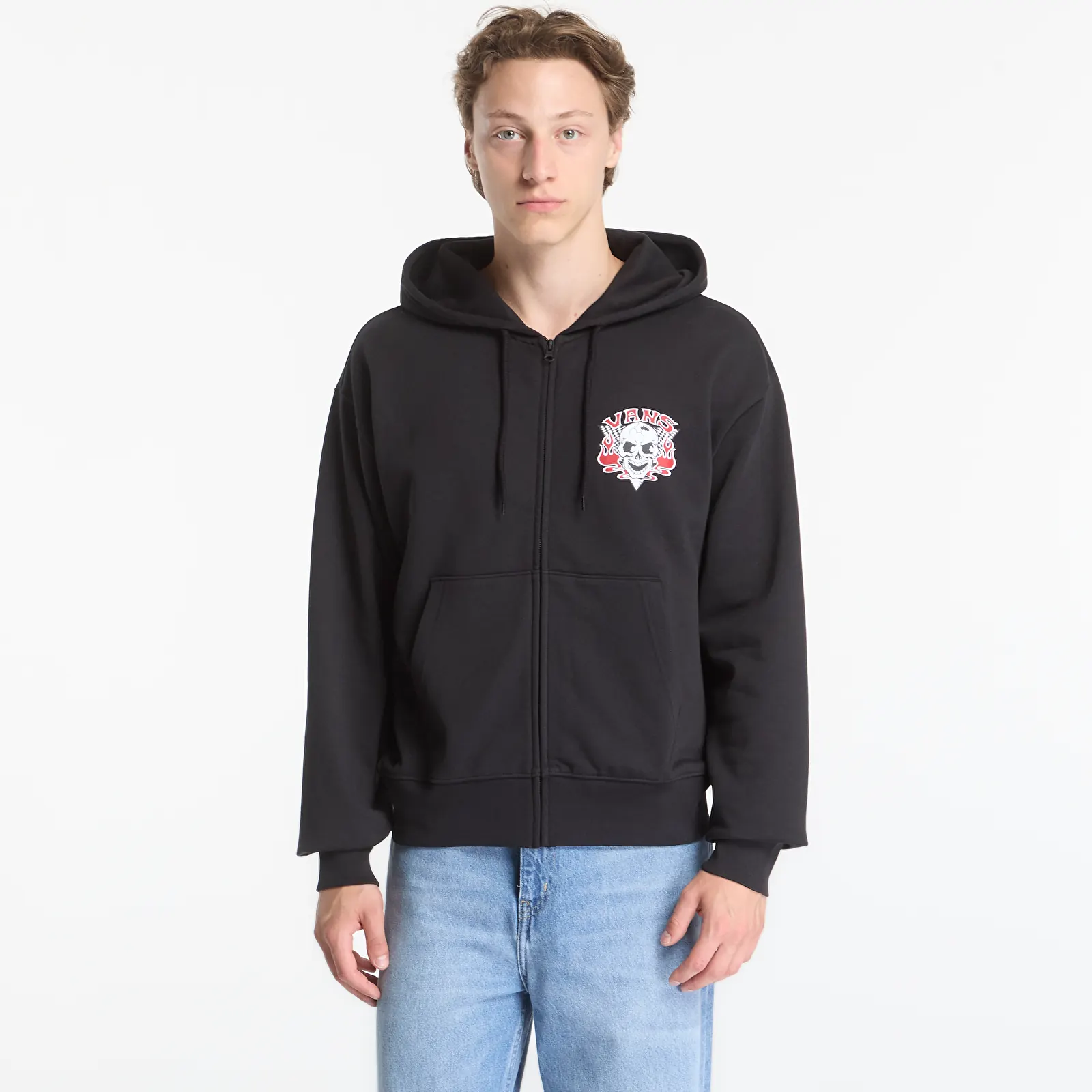 Hoodies and sweatshirts  Vans Blaze Head Full Zip Black