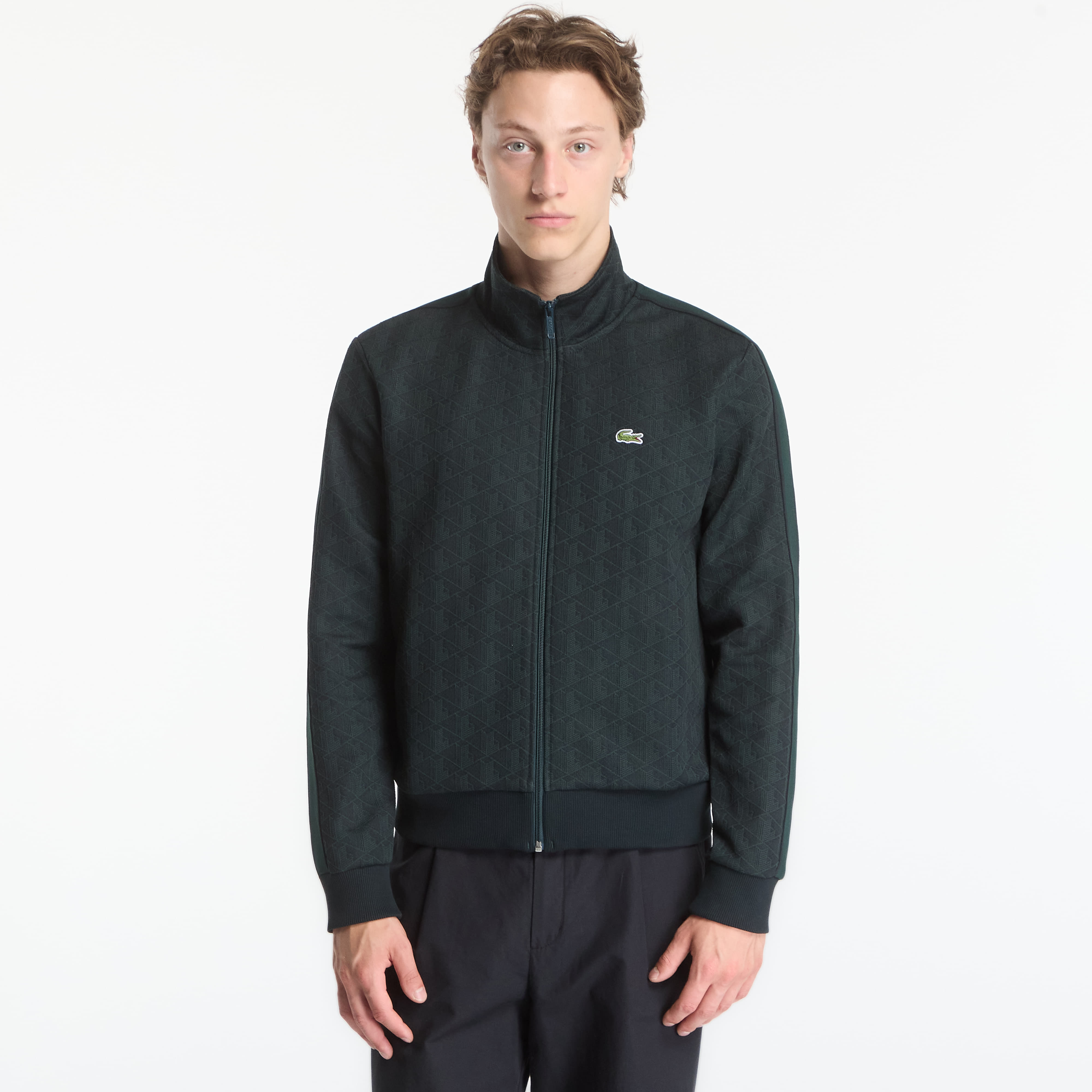 Суитшърт Lacoste Zipped Sweatshirts Dark Varech/Sinople 4