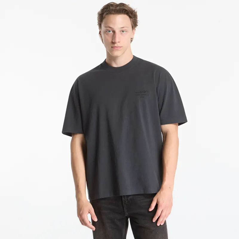 AllSaints Xander Ss Crew Carter Grey