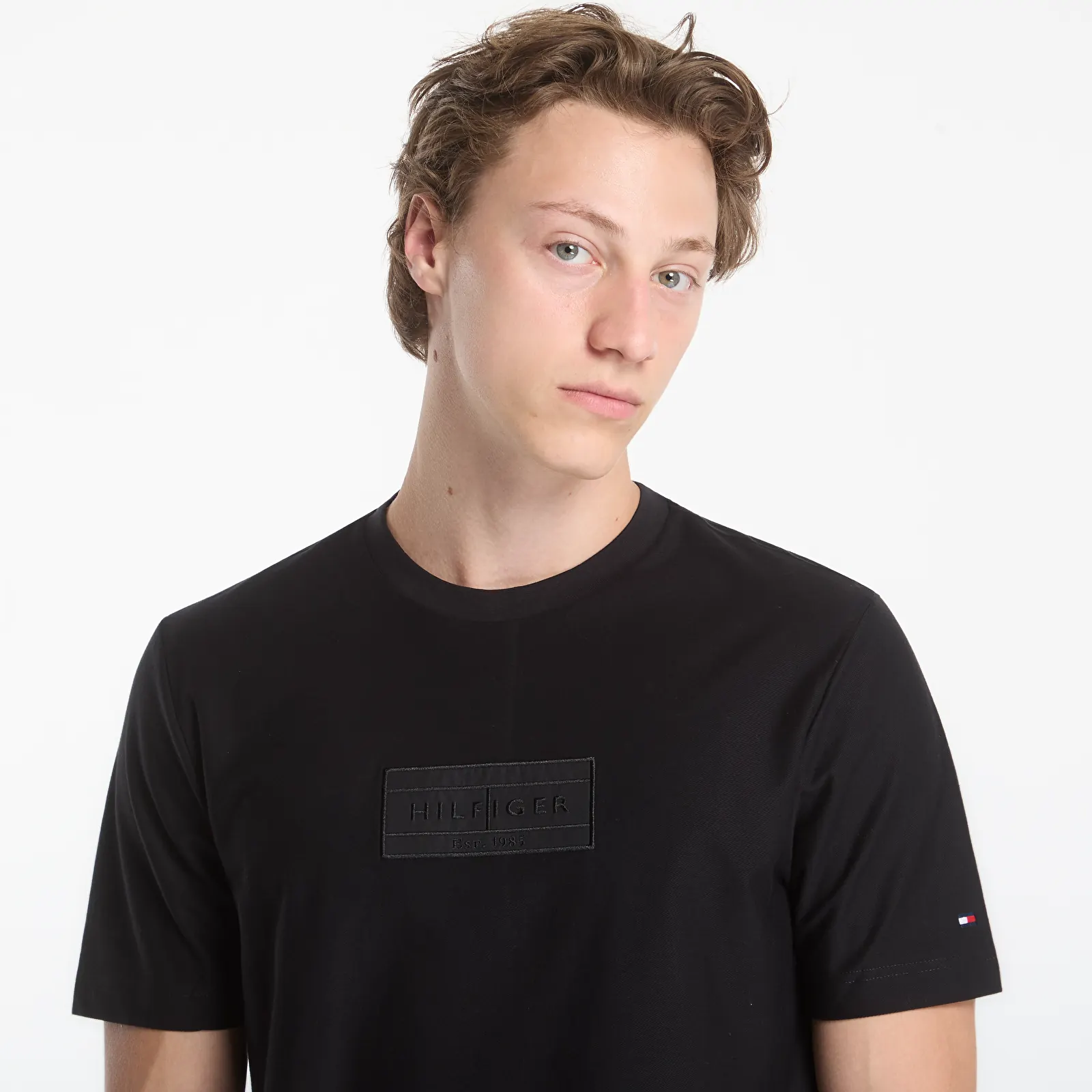 T-shirts Tommy Hilfiger Mix Media Graphic Tee Black