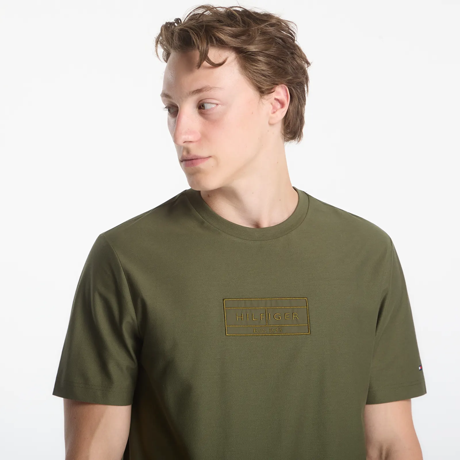 T-shirts Tommy Hilfiger Mix Media Graphic Tee Huntsman Green