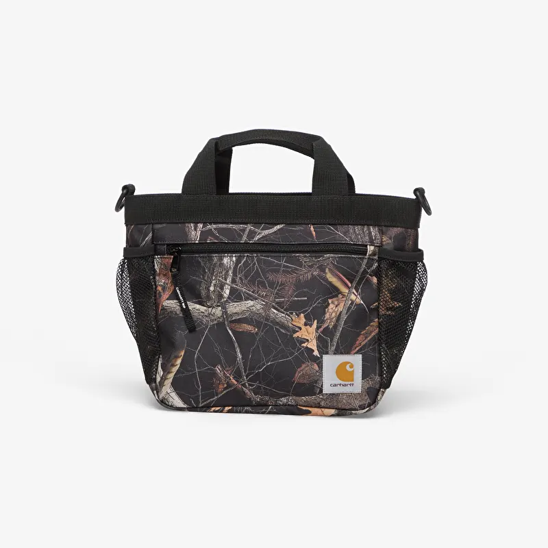 Taske Carhartt WIP Philis Shoulder Bag Camo Feather Tree, Black