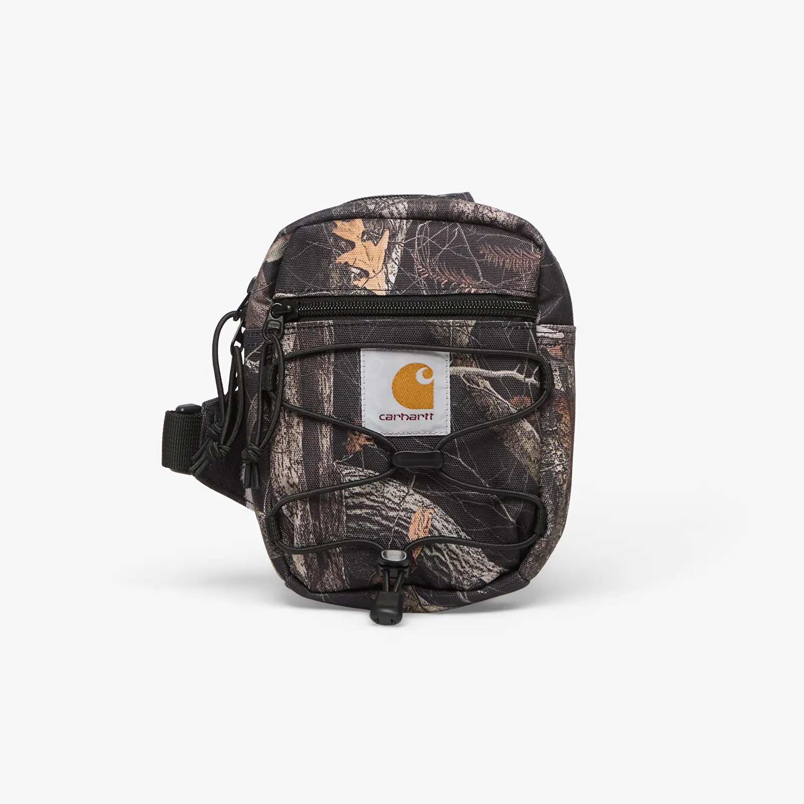 Schoudertassen voor mannen Carhartt WIP Kickflip Shoulder Bag Camo Feather Tree, Black