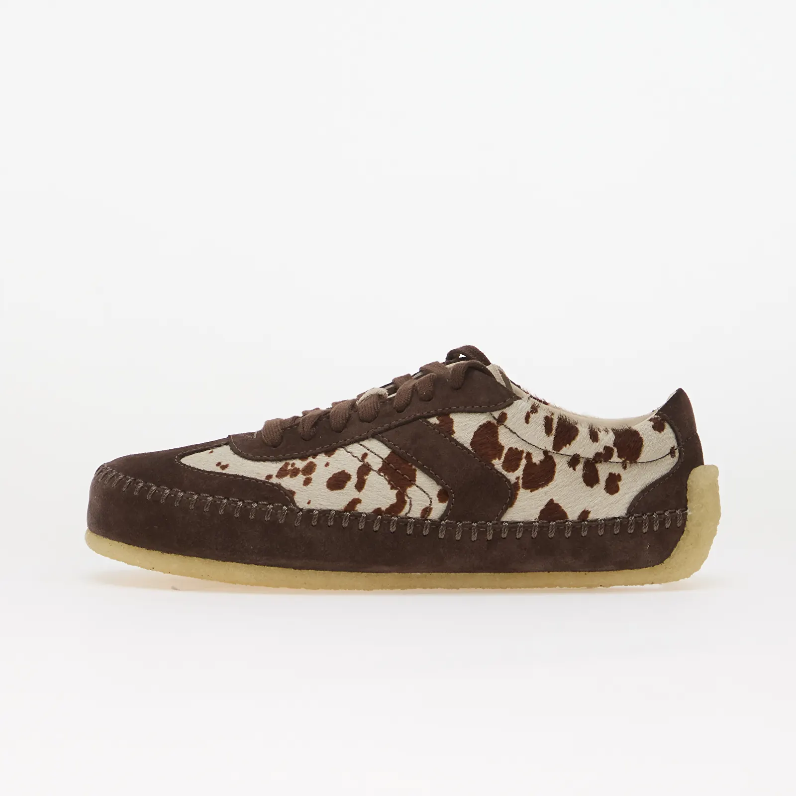 Women's sneakers and shoes Clarks Originals Tor Low Brown Cow Print