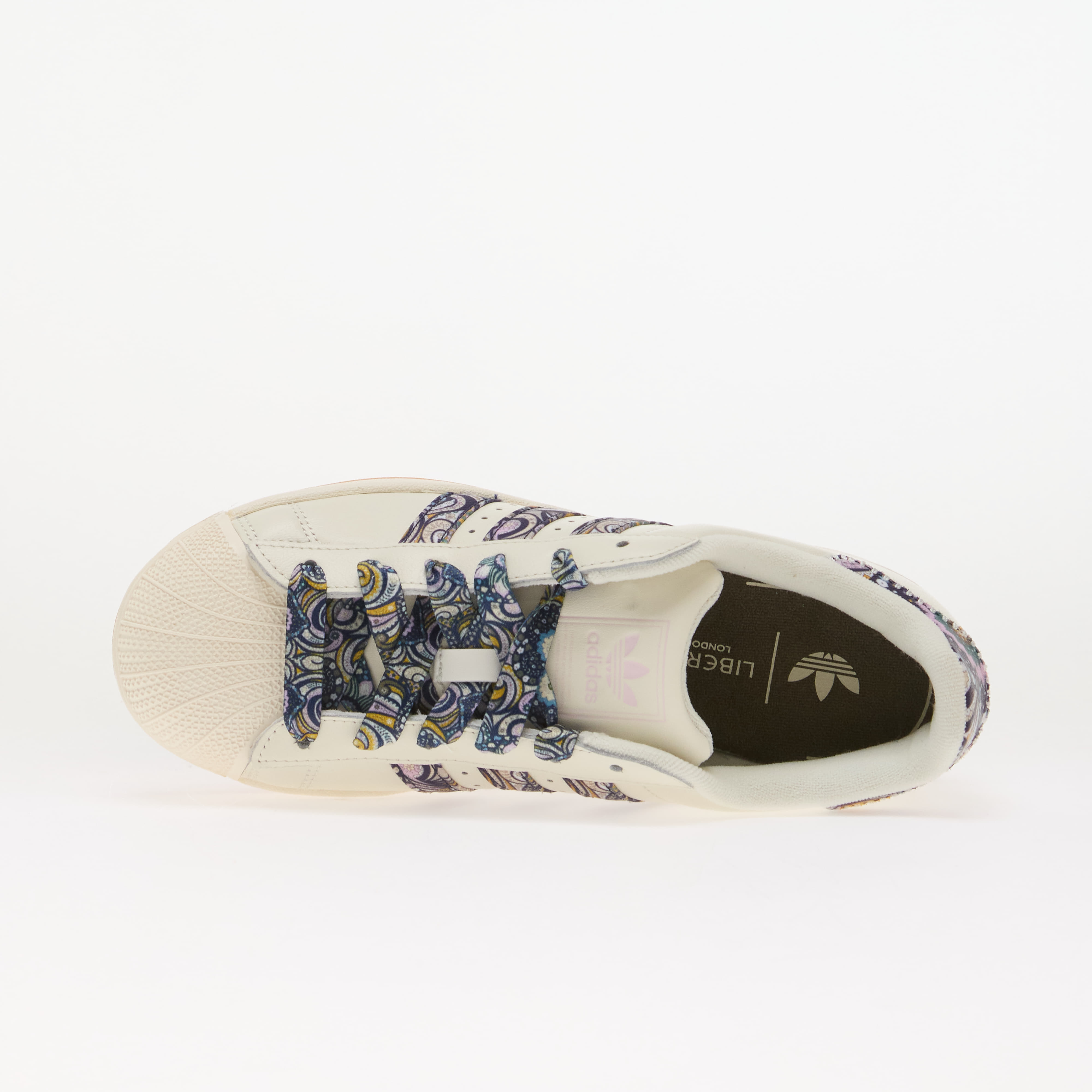 adidas Originals Παπούτσια adidas x Liberty London Superstar II Kids Core White/ Orchid Fusion/ Gum 1 7 - 4