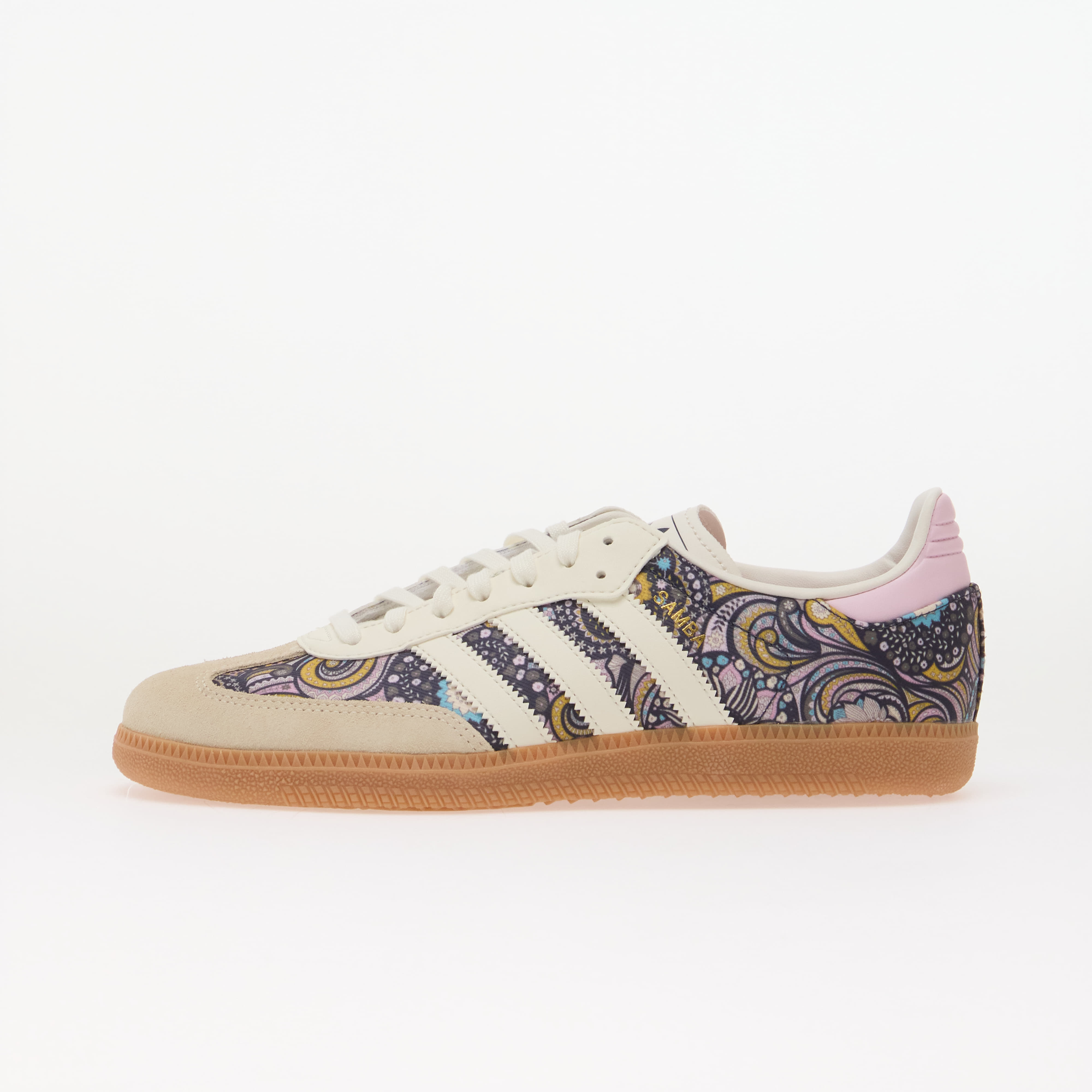 Обувки adidas x Liberty London Samba OG Kids Core White/ Orchid Fusion/ Gum 2 7