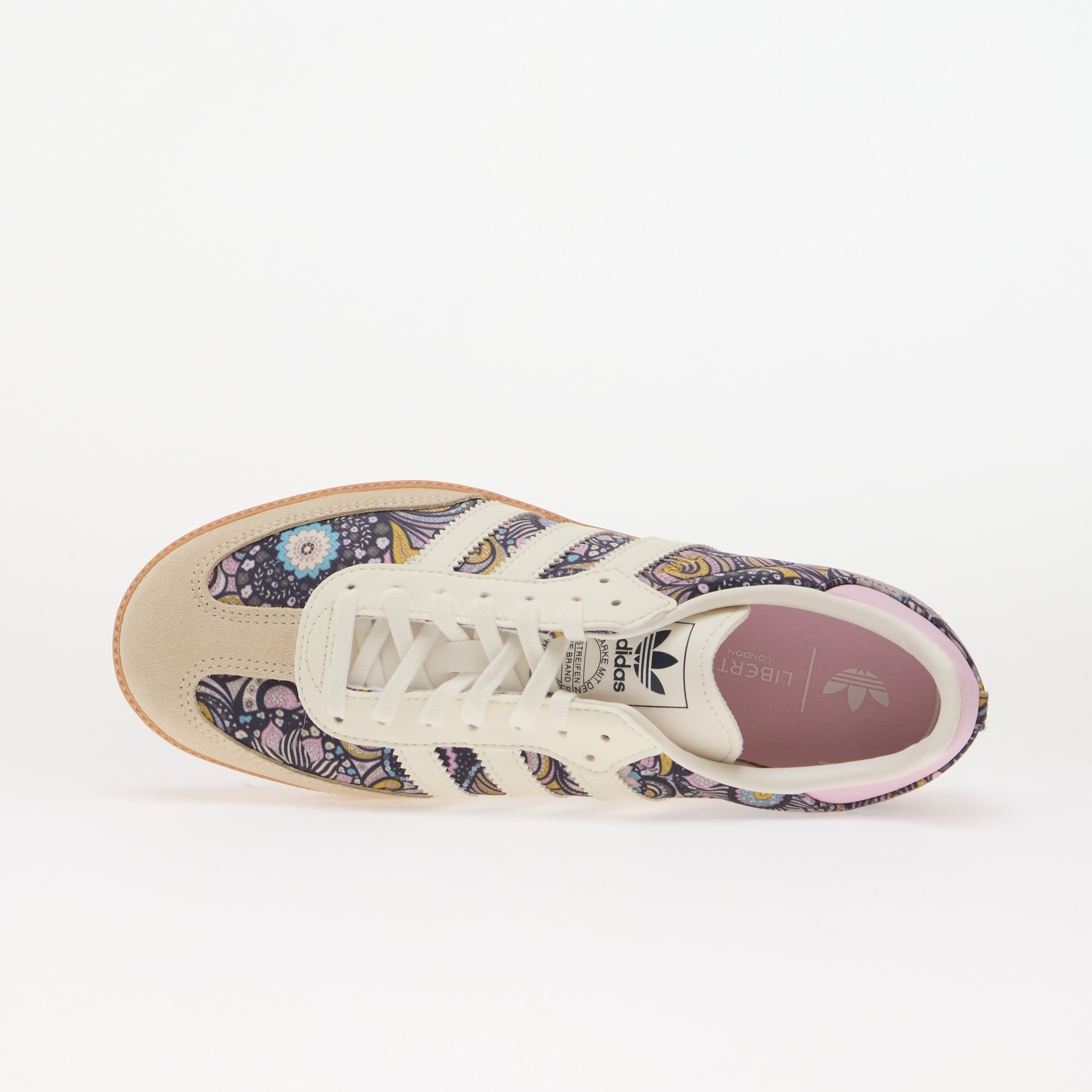 adidas Originals Παπούτσια adidas x Liberty London Samba OG Kids Core White/ Orchid Fusion/ Gum 2 4.5 - 4
