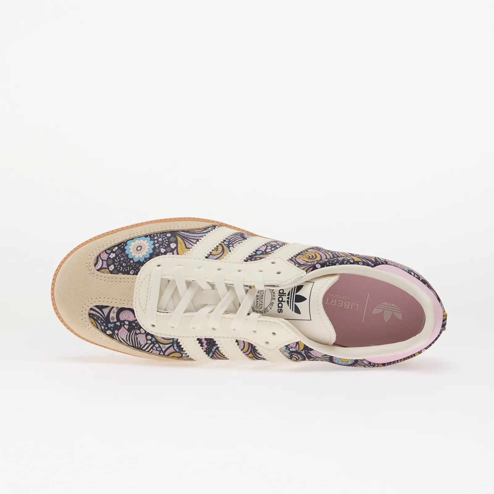 Chaussures et baskets homme adidas x Liberty London Samba OG Kids Core White/ Orchid Fusion/ Gum 2