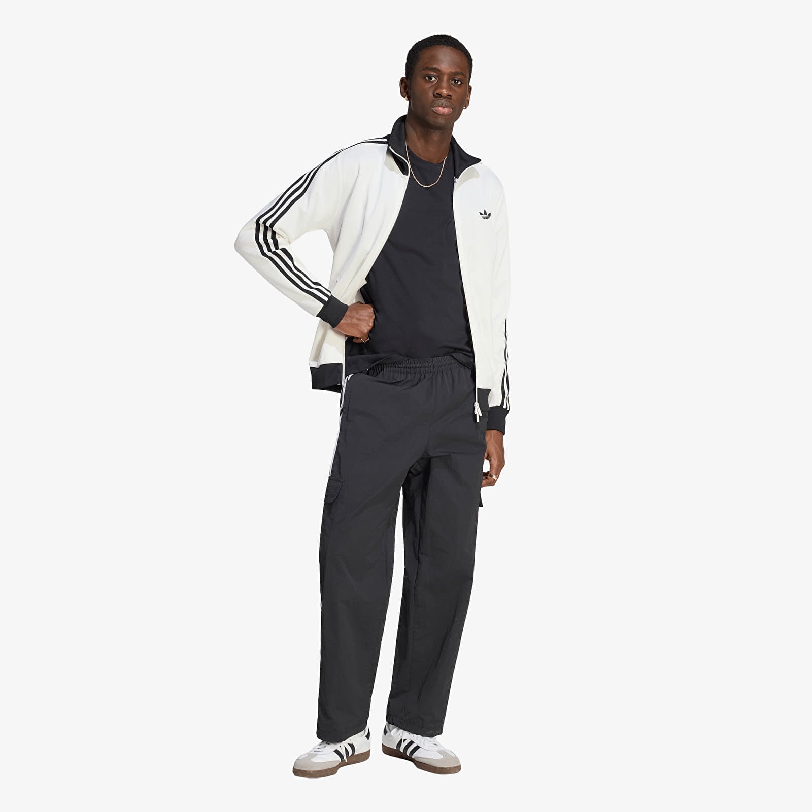Men's trousers adidas Adicolor Classics 3-STRIPES Cargo Black/ White