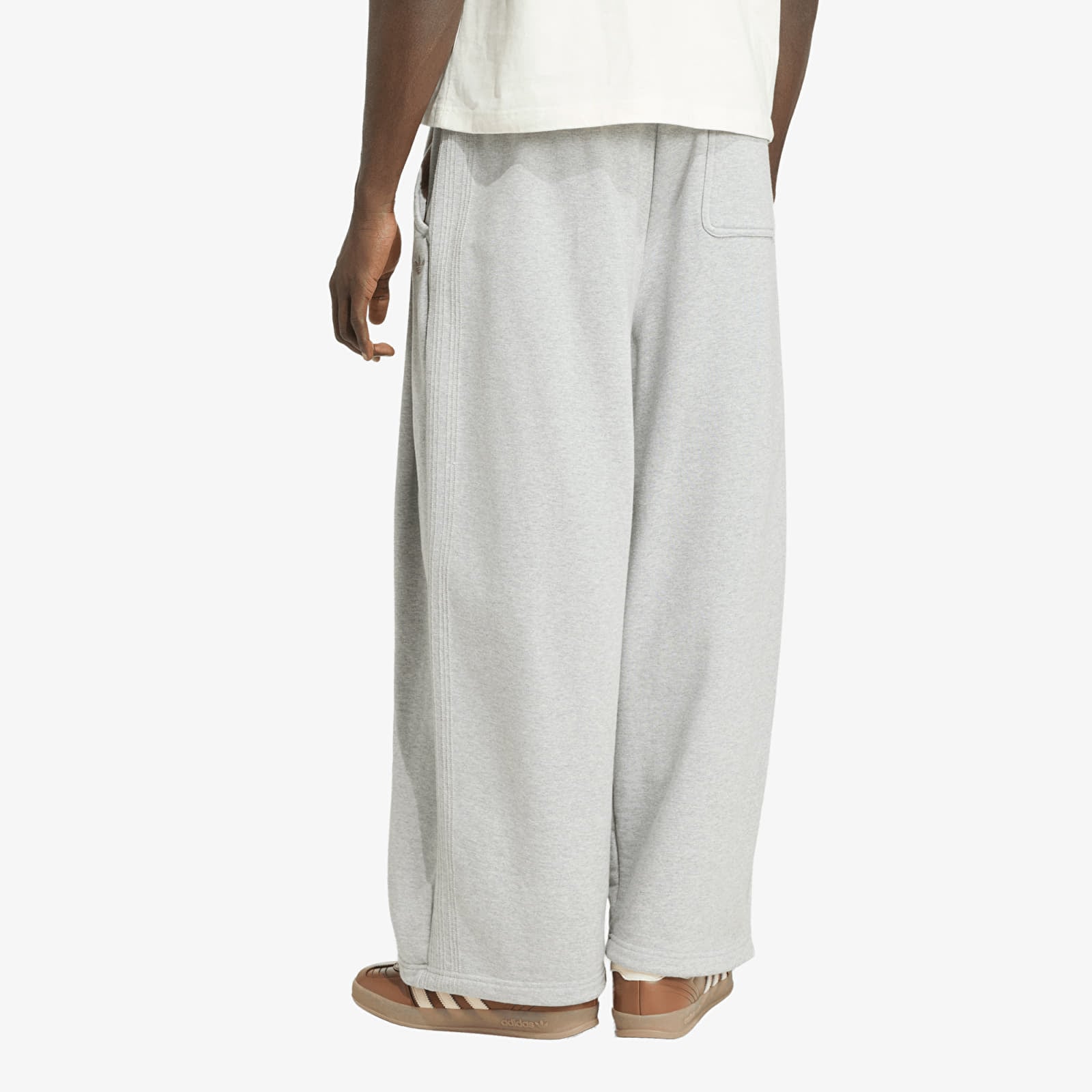Tepláky adidas Premium Essentials Open Wide Hem Medium Grey Heather