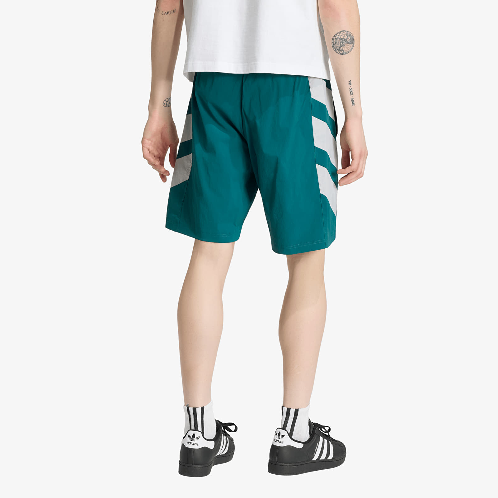 Kraťasy adidas Adicolor Double Blocked Shorts Rich Green