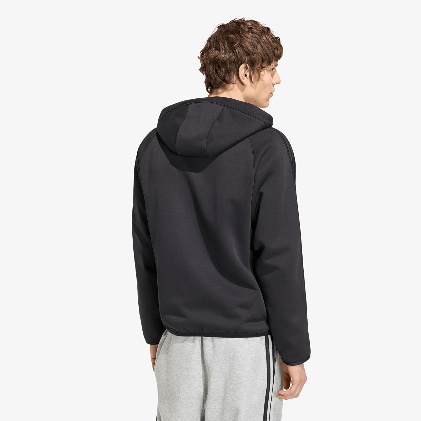 Pánske mikiny adidas Spacer Teamgeist 26 Cutline Fullzip Hoodie Black