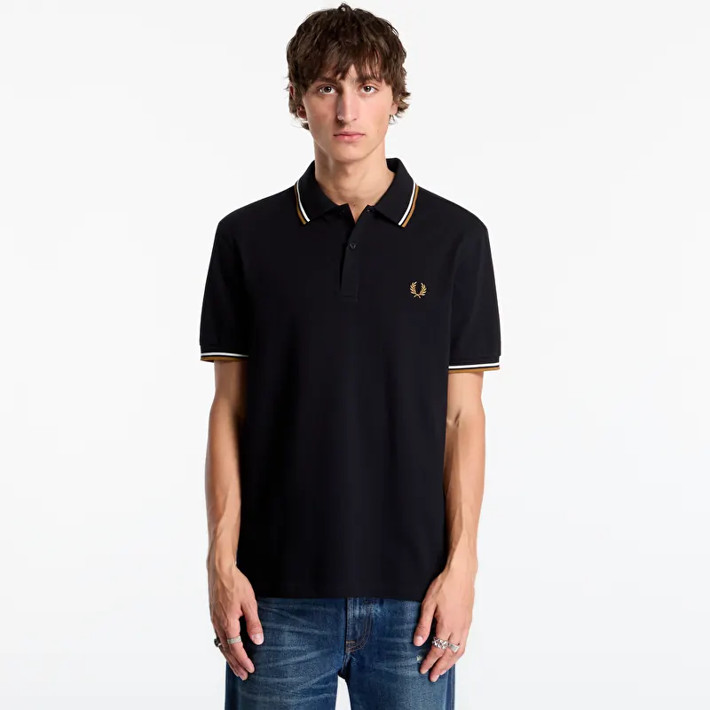T-shirt FRED PERRY Twin Tipped Fred Perry Shirt Black
