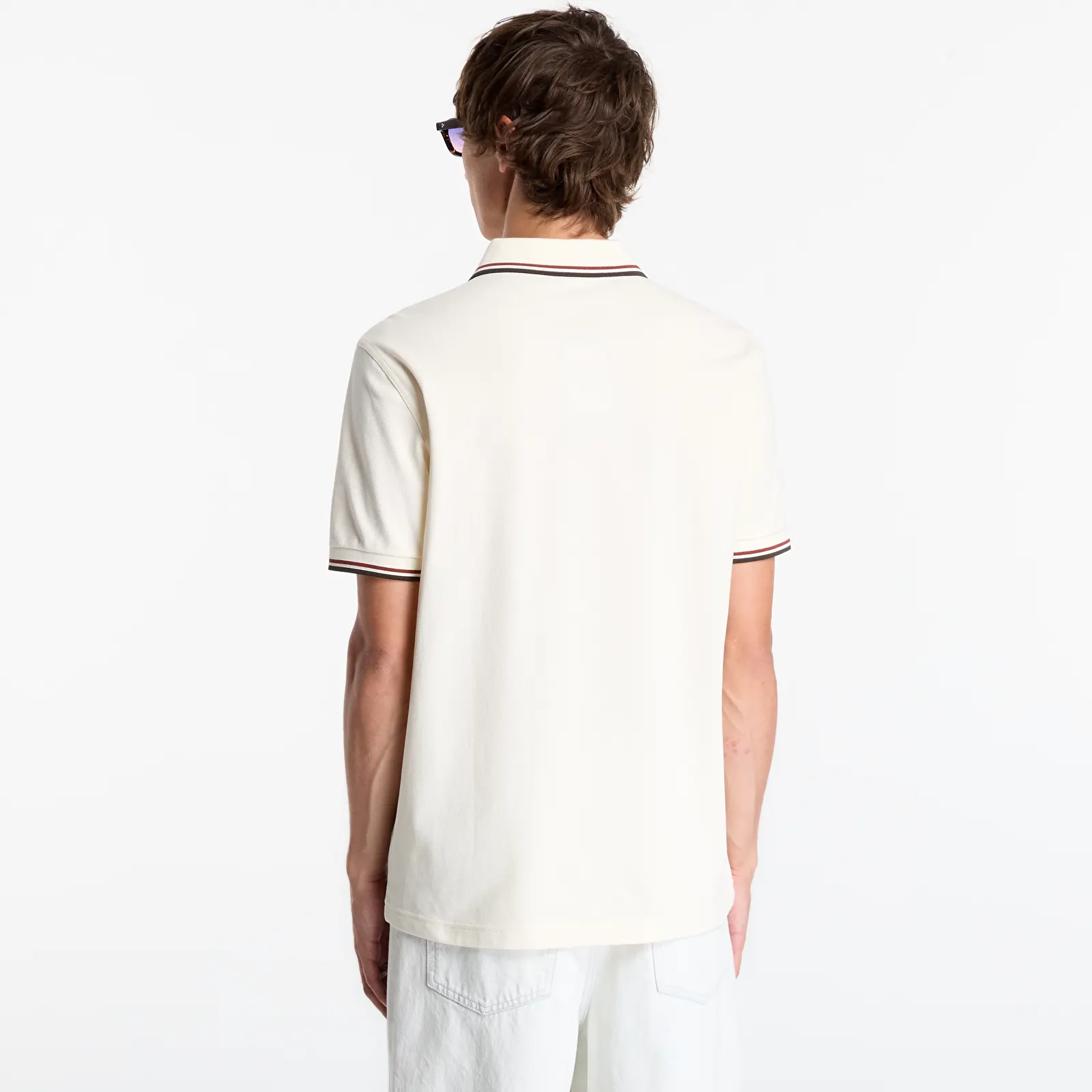 T-Shirts Männer FRED PERRY Twin Tipped Fred Perry Shirt Beige