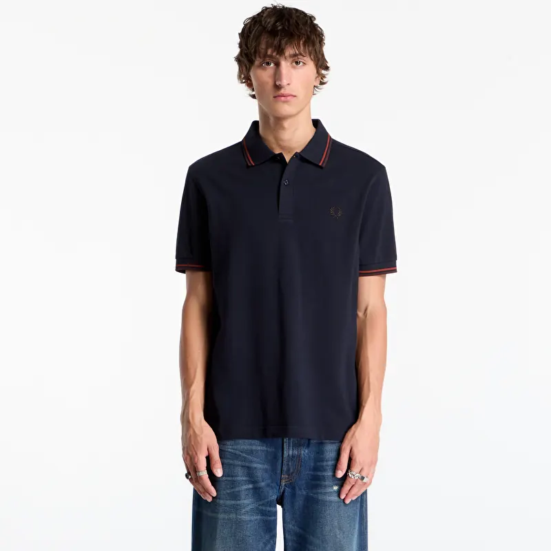 T-shirt FRED PERRY Twin Tipped Fred Perry Shirt Navy