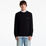 FRED PERRY Waffle Stitch Jumper Black