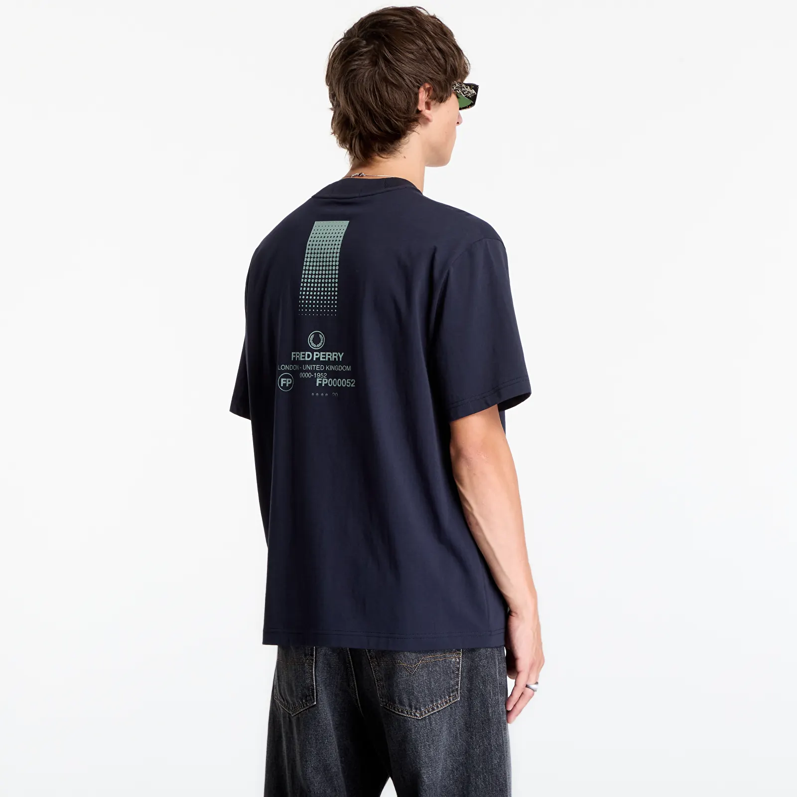 T-shirts FRED PERRY 1952 Graphic Tshirt Navy