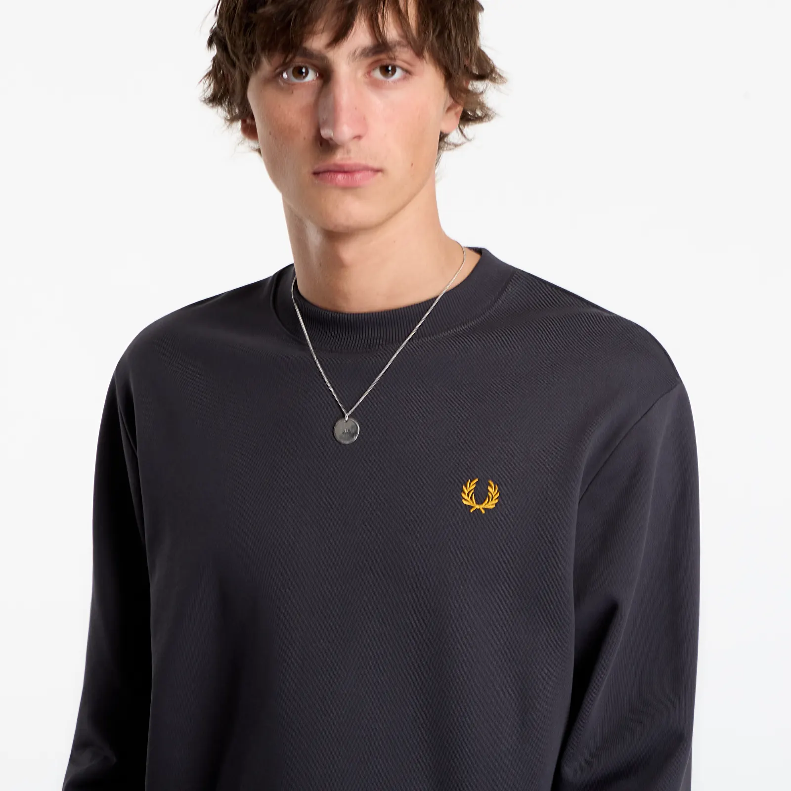 Hoodies and sweatshirts  FRED PERRY Crew Neck Sweatshirt Grey