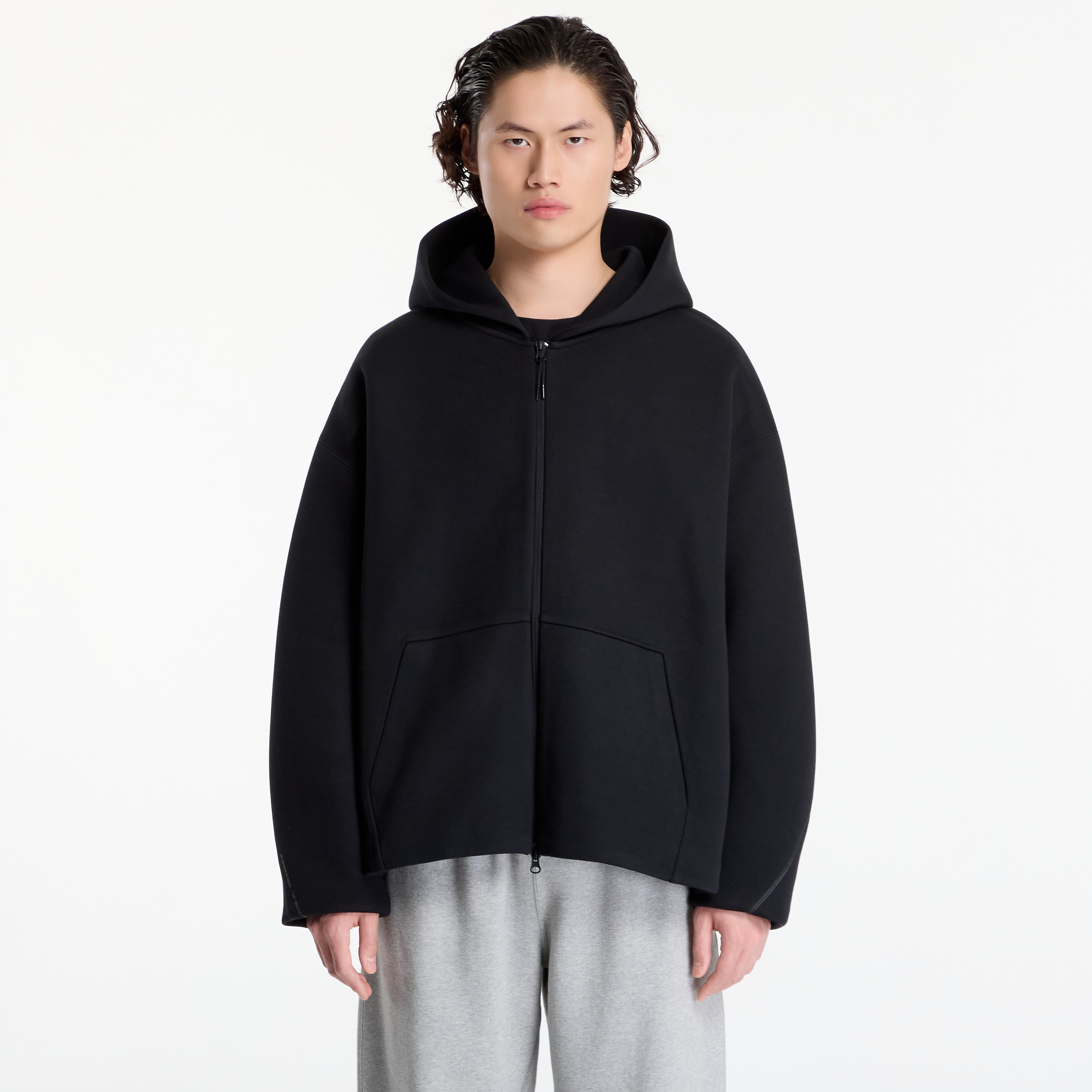 Суитшърт Nike Tech Men's Fleece Full-Zip Hoodie Black/ Black XXL